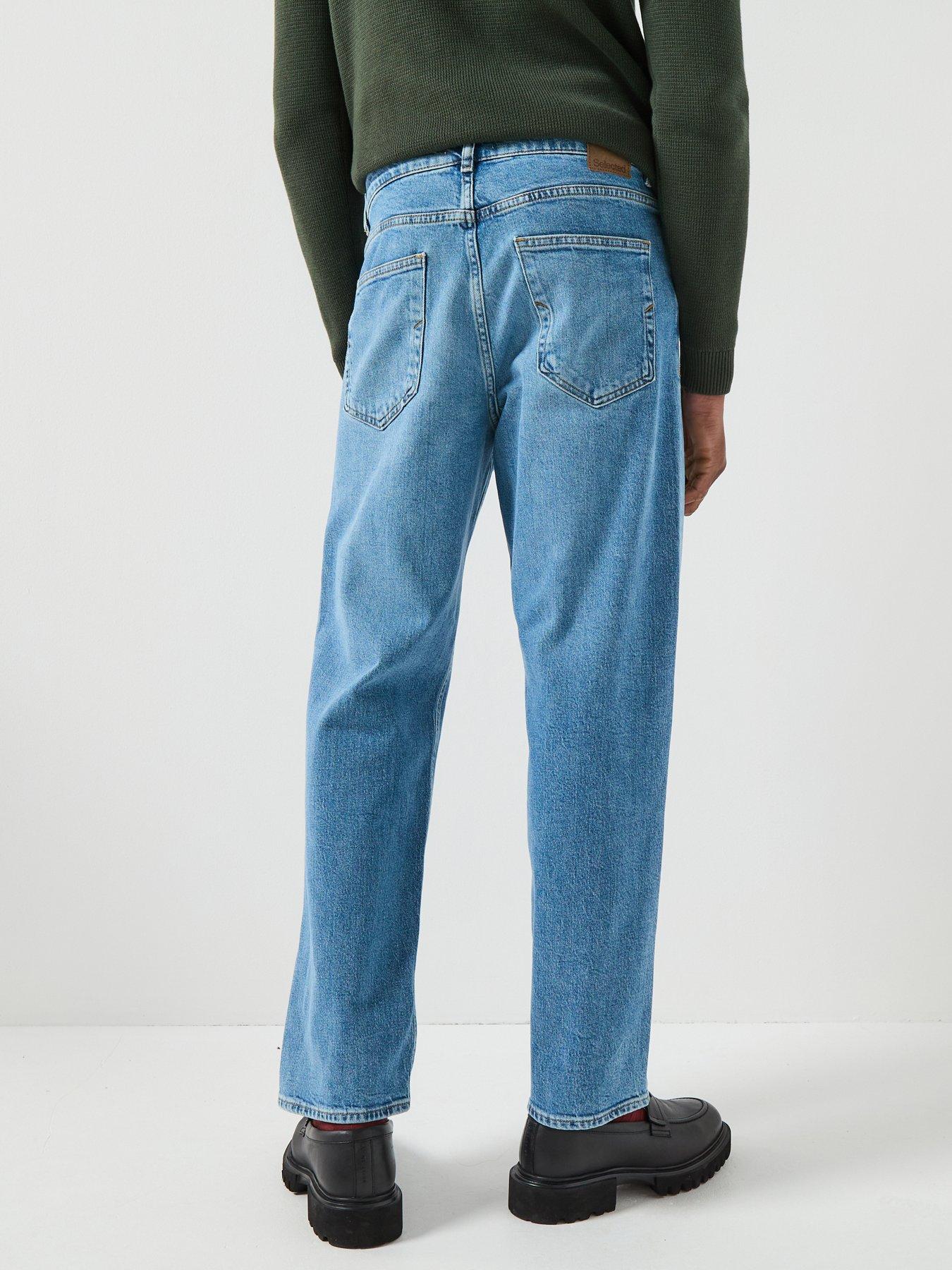 Image 2 of 6 of Selected Loose Fit Ben Kori Light Wash Jeans