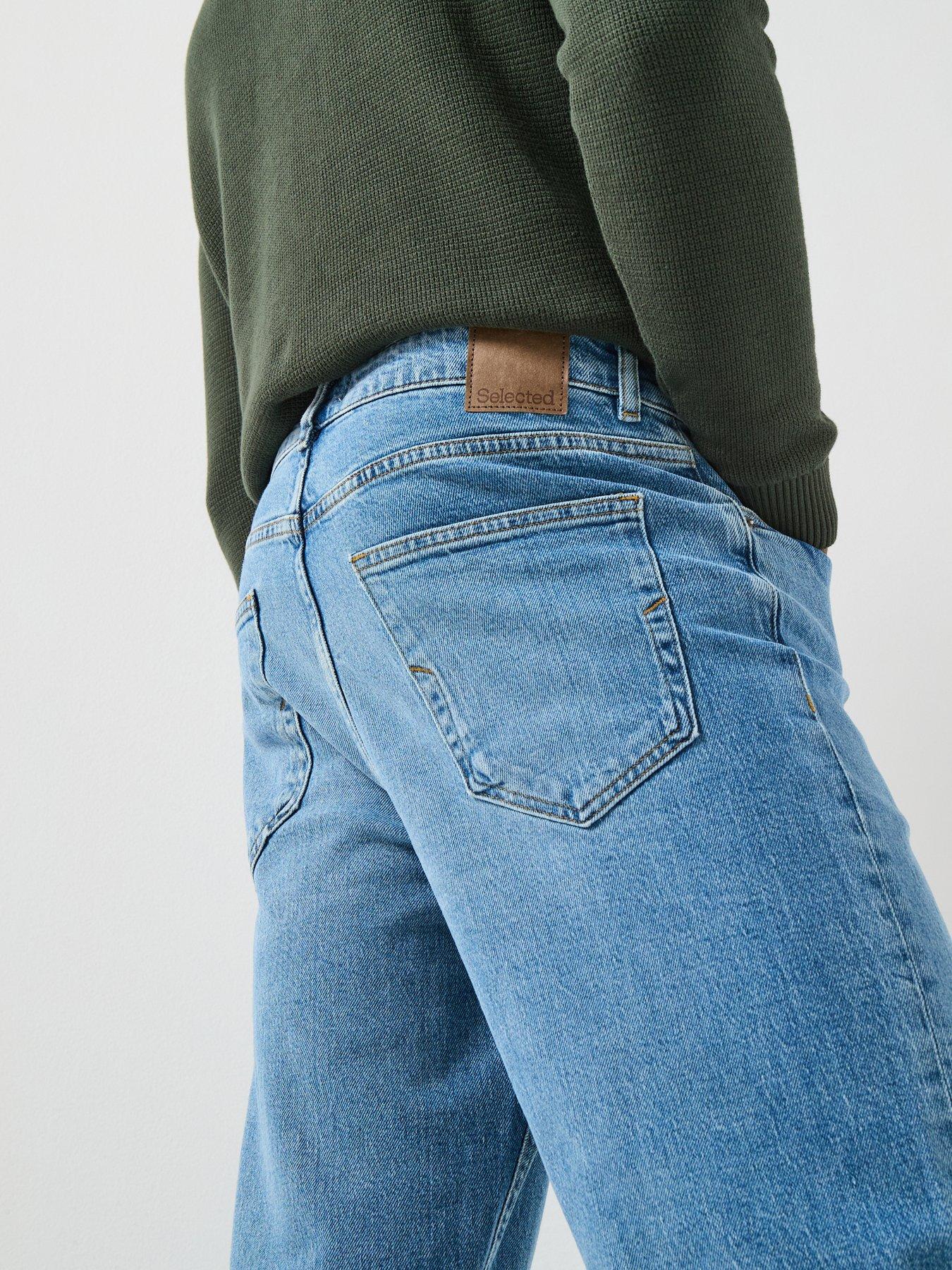 Image 5 of 6 of Selected Loose Fit Ben Kori Light Wash Jeans