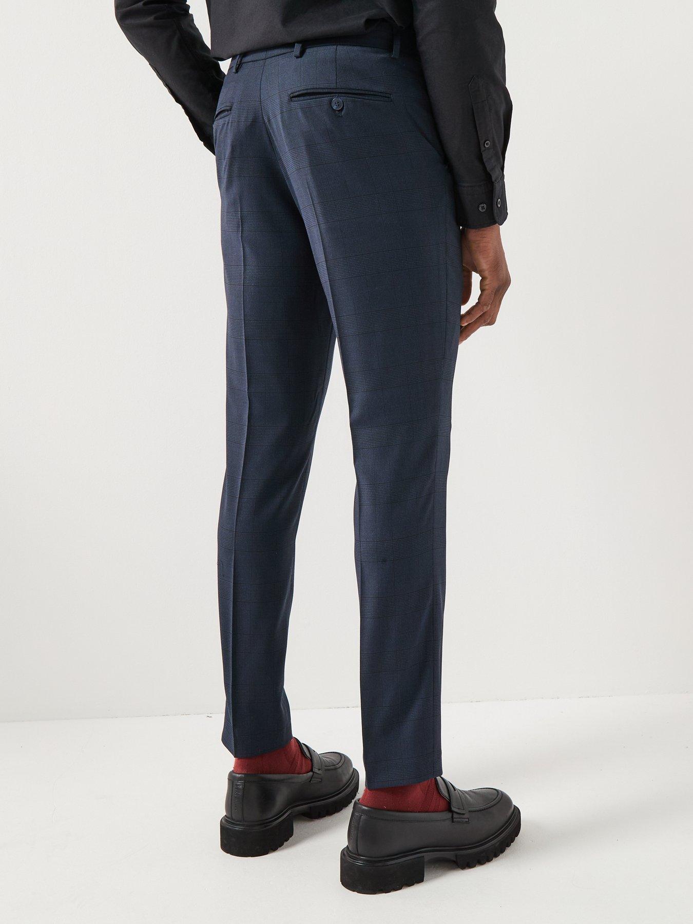 Image 2 of 6 of Selected Selected Slim Fit Neil Check Suit Trouser