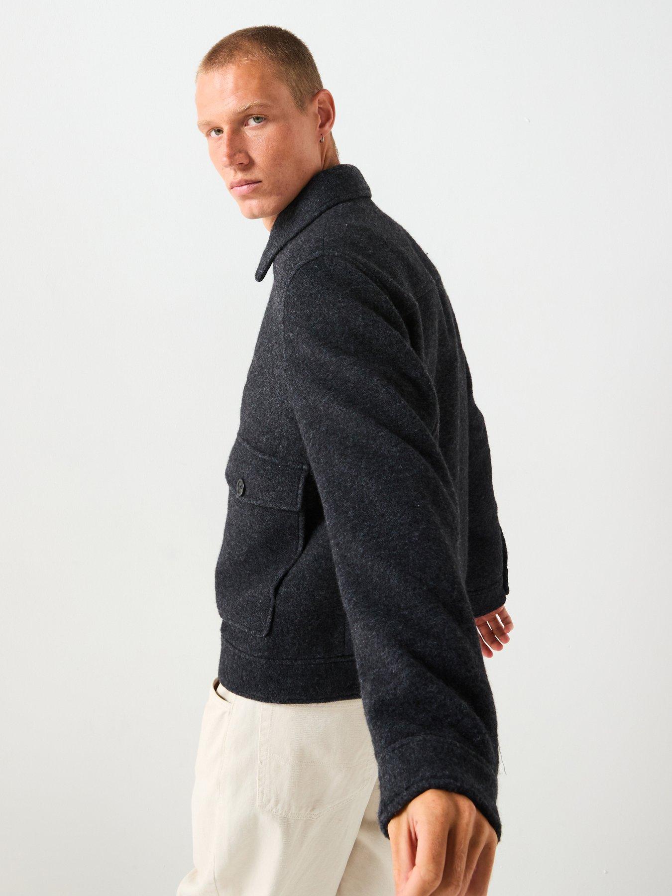 Image 1 of 6 of Selected Selected Jakob Wool Blend Jacket