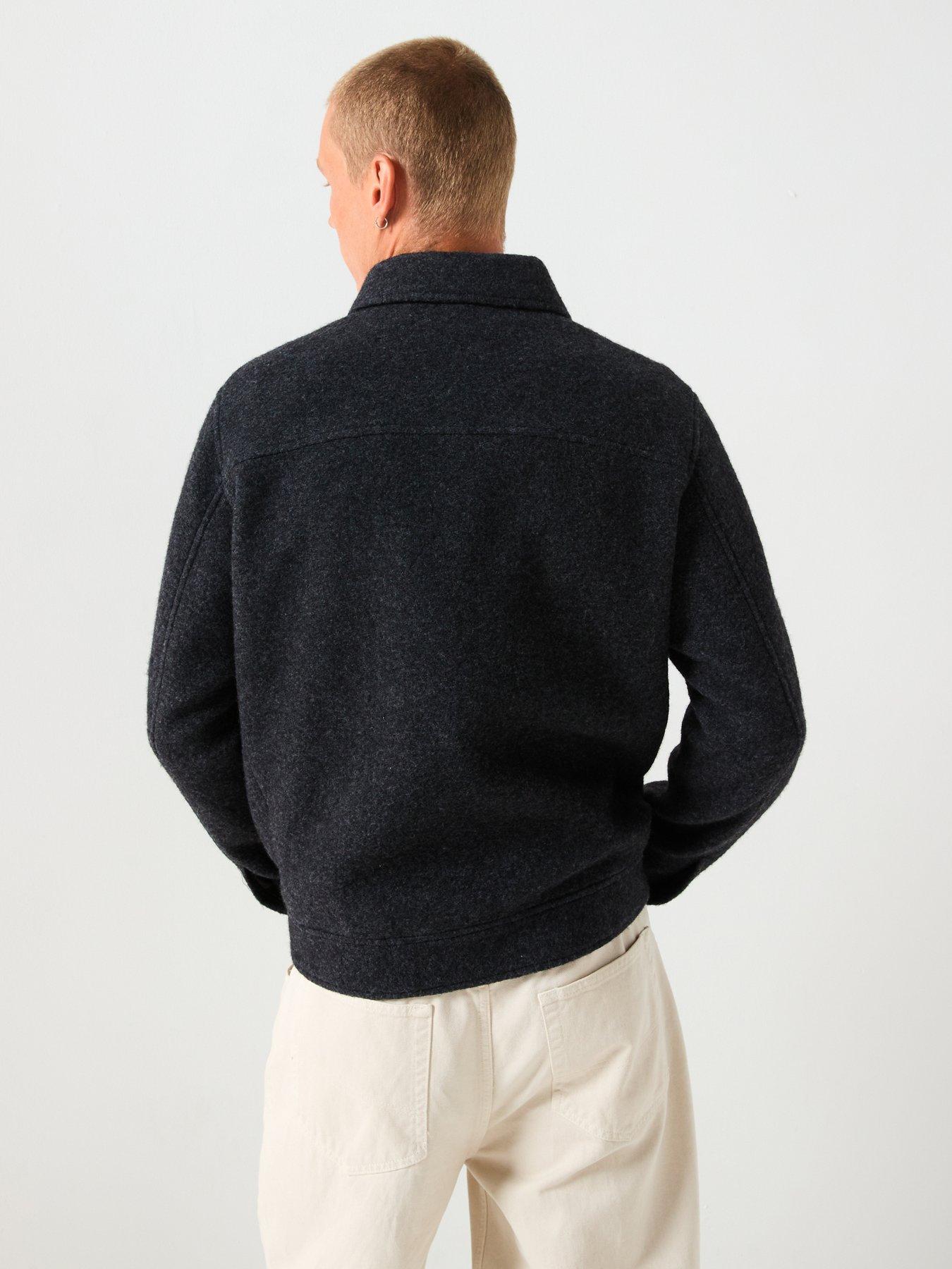 selected-jakob-wool-blend-jacket-greystillFront