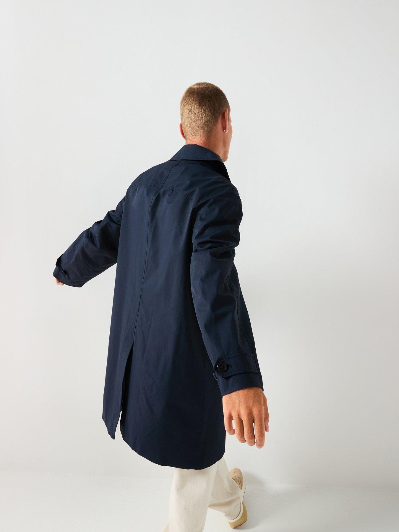 Image 2 of 6 of Selected Homme Marcus Trenchcoat - Navy