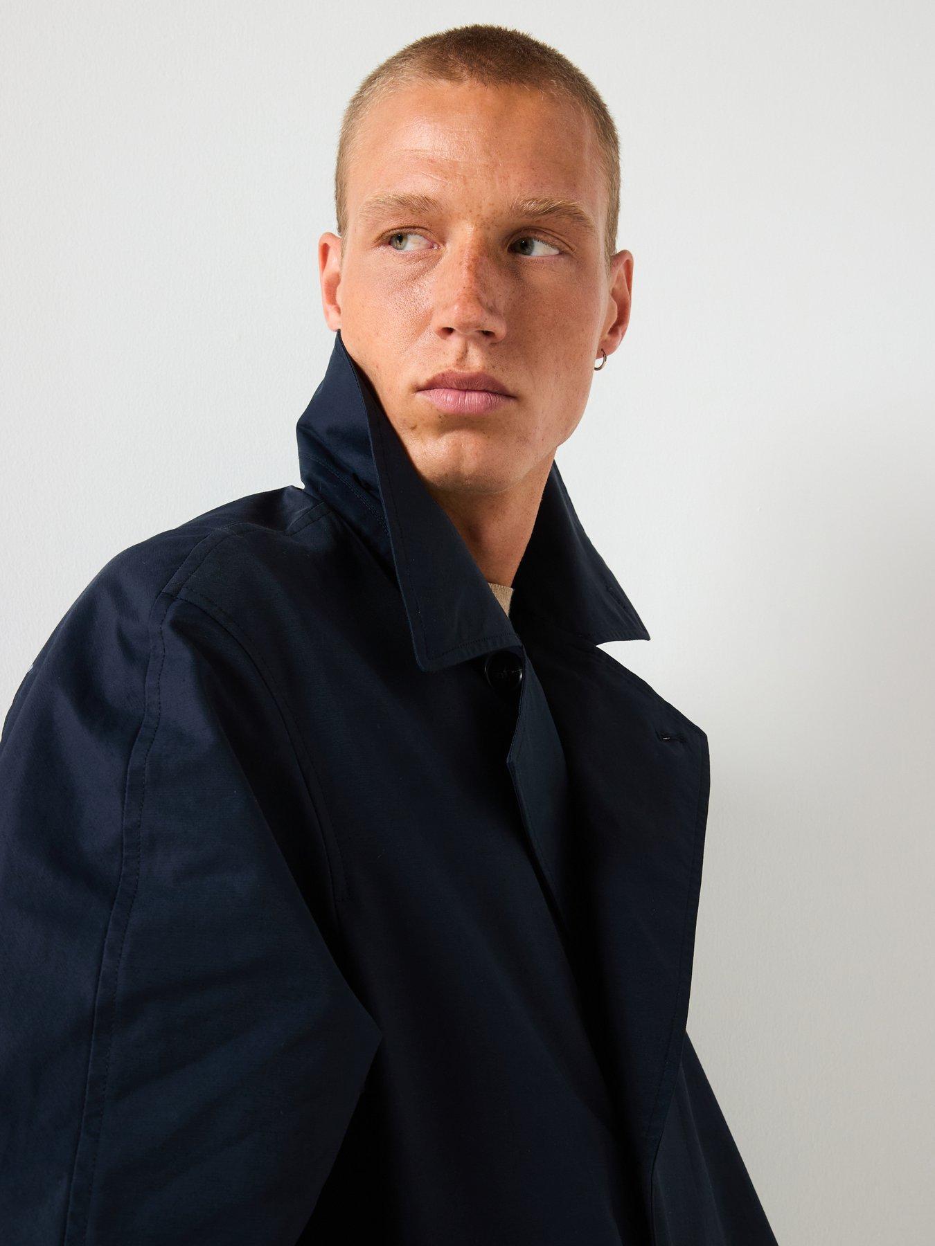Image 4 of 6 of Selected Homme Marcus Trenchcoat - Navy