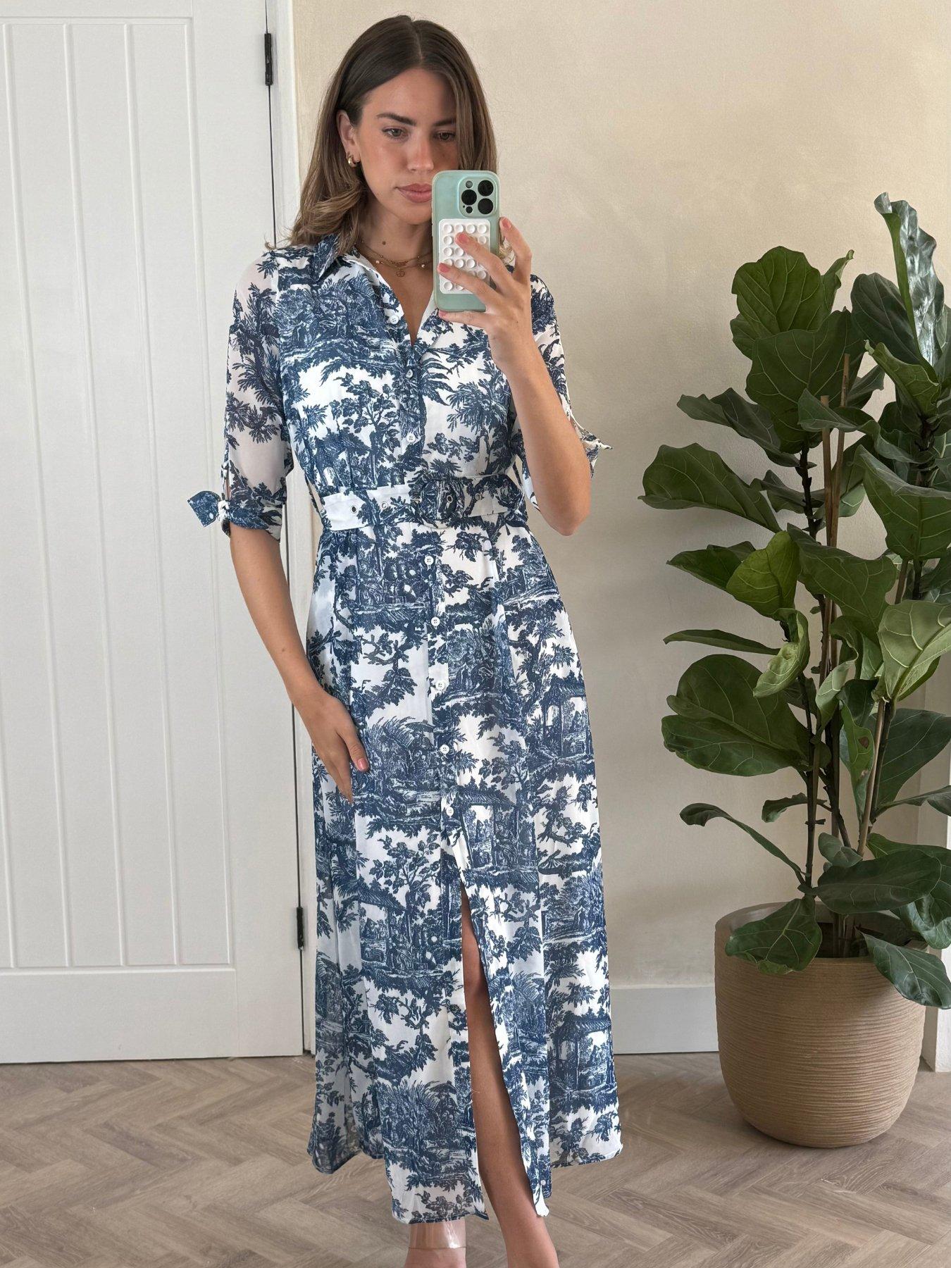 undefined Floral Daphne - Blue
