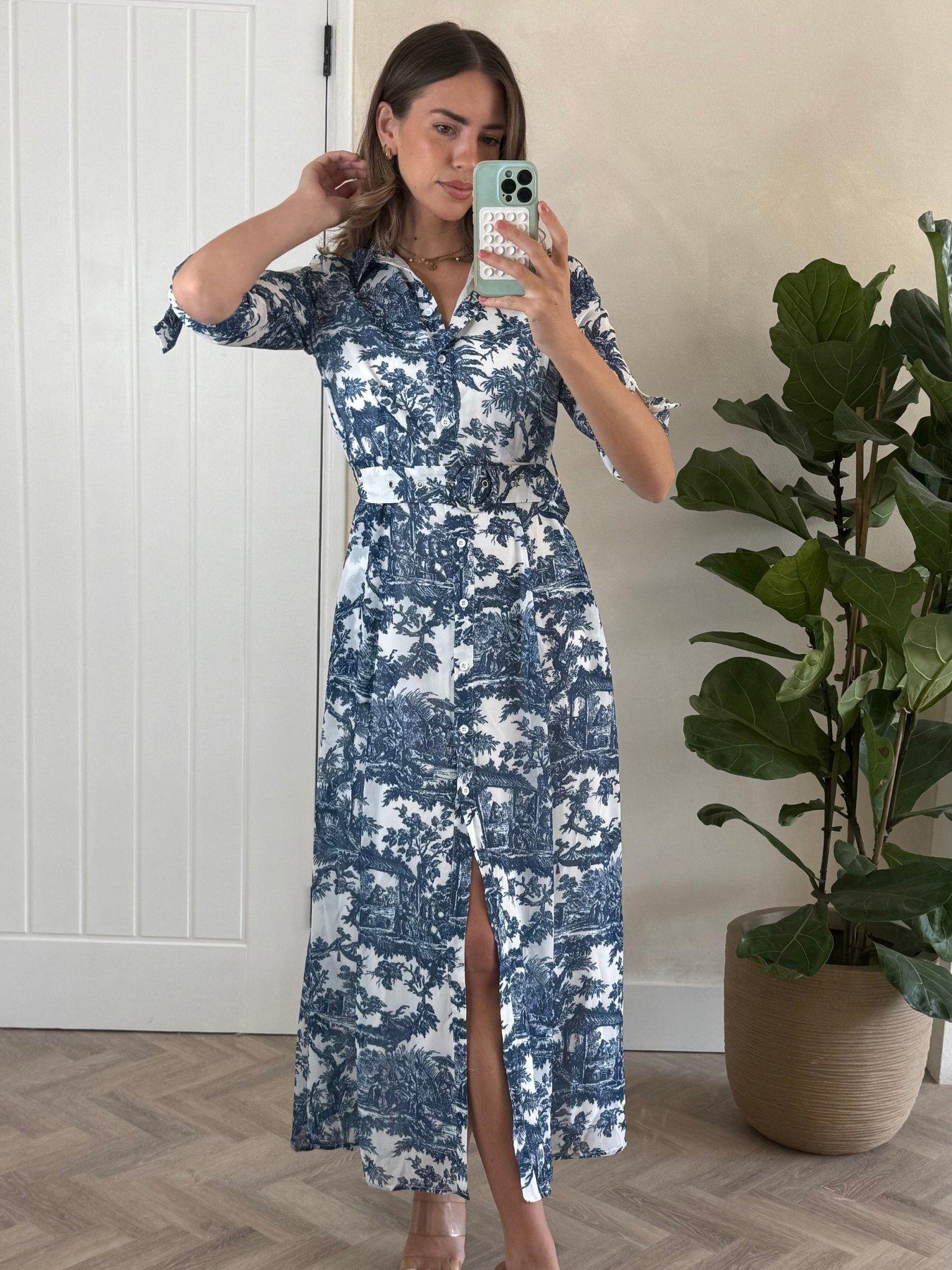 Image 2 of 4 of Style Cheat Floral Daphne - Blue