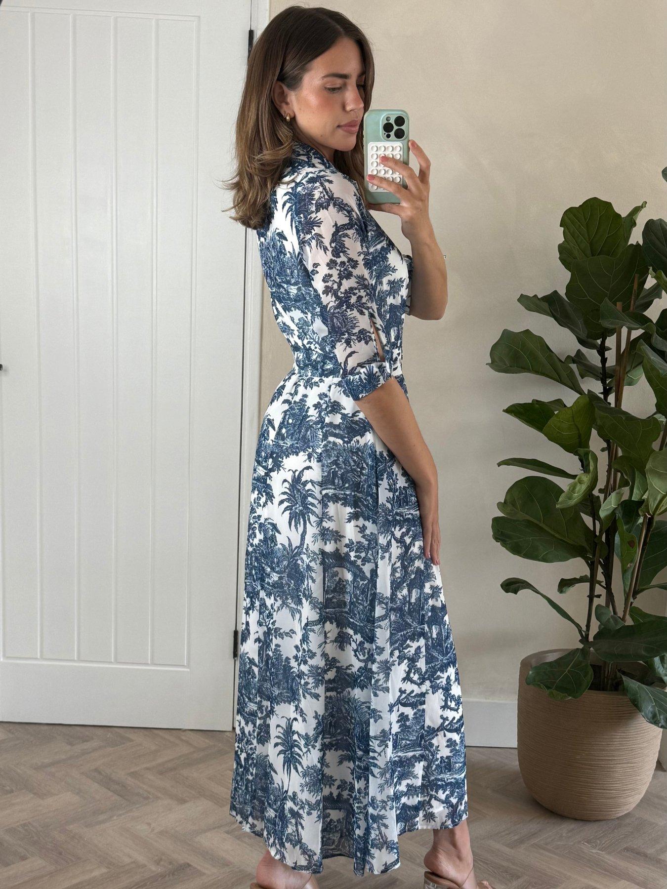 Image 4 of 4 of Style Cheat Floral Daphne - Blue