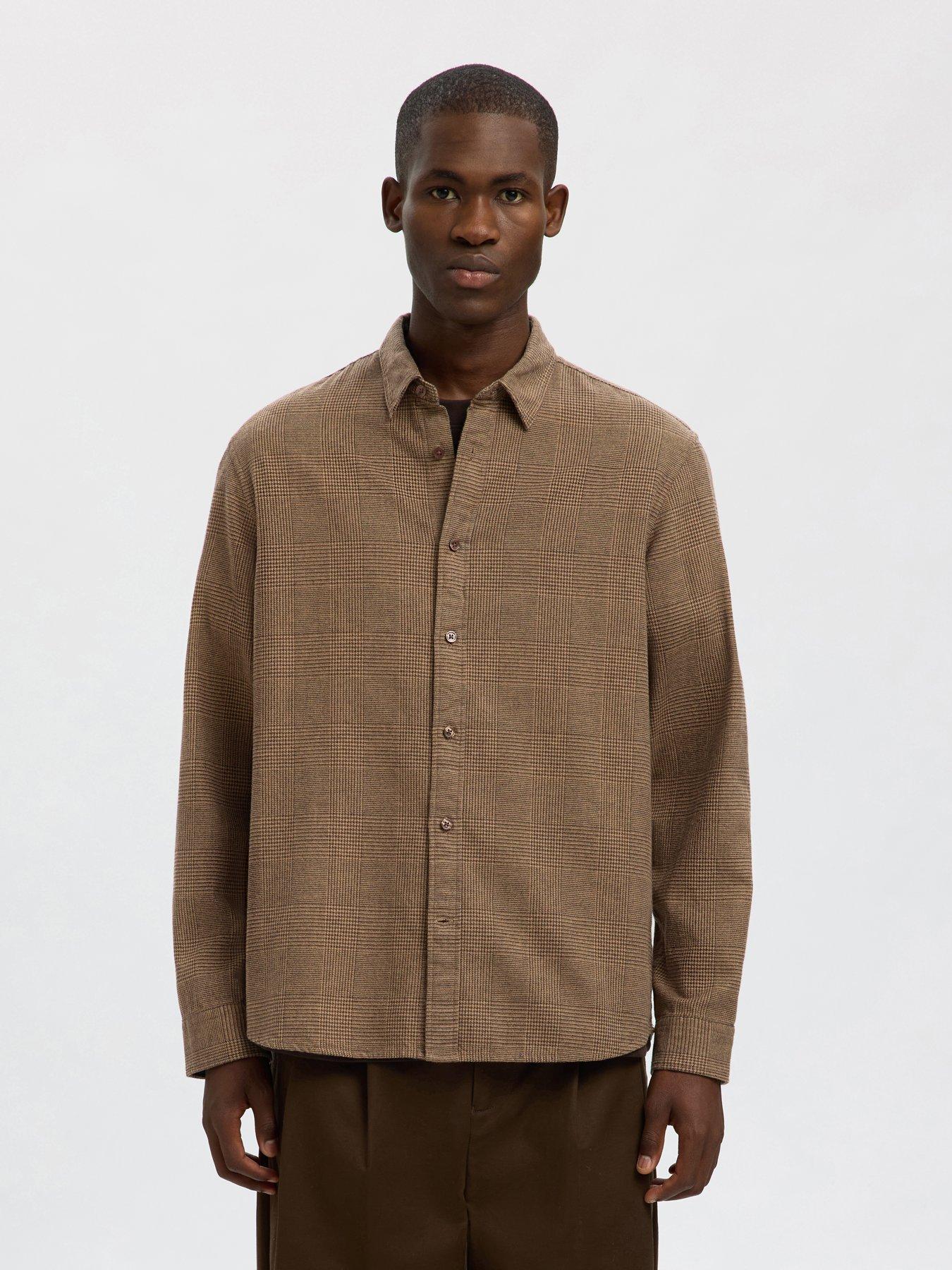 Selected Noah Long Sleeve Brushed Casual Shirt