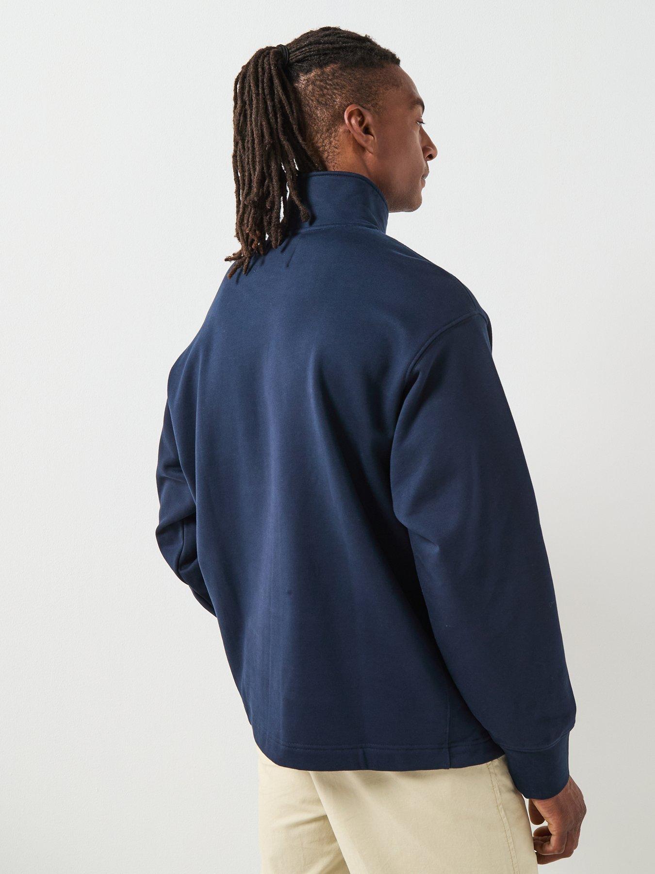 Image 2 of 6 of Selected Selected Aron Long Sleeve Half Zip Sweat