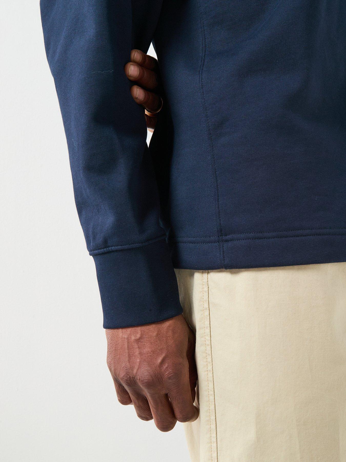Image 6 of 6 of Selected Selected Aron Long Sleeve Half Zip Sweat
