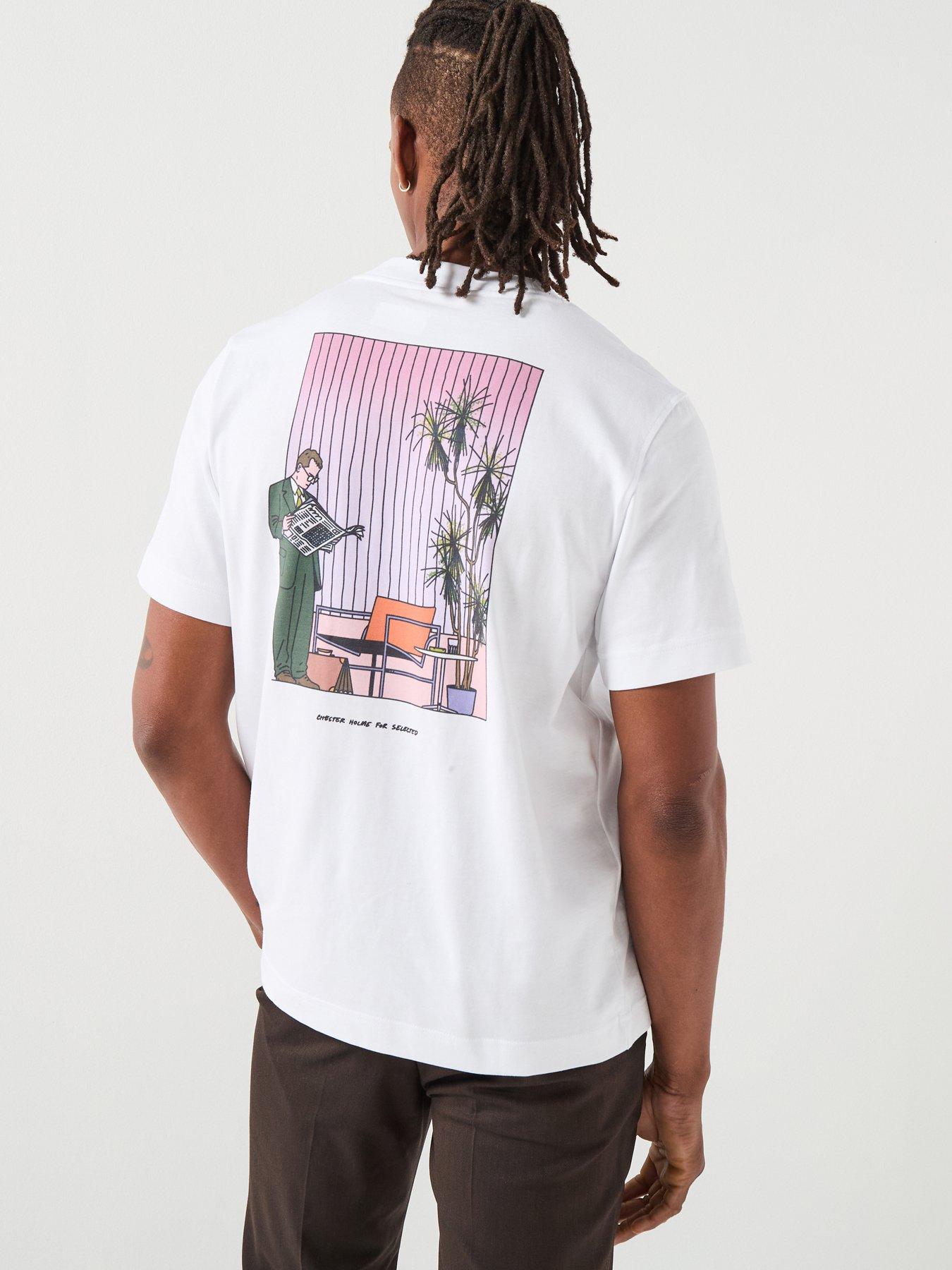 Image 1 of 6 of Selected Selected Pete Short Sleeve O-neck T-shirt