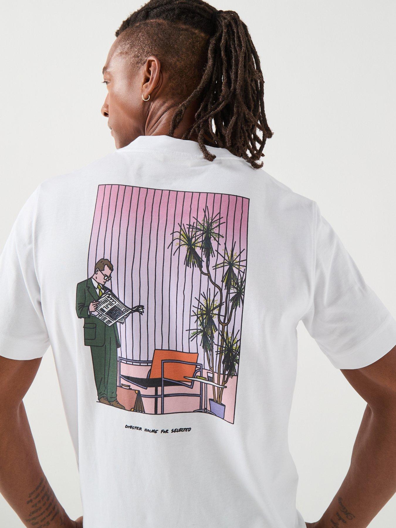 Image 2 of 6 of Selected Selected Pete Short Sleeve O-neck T-shirt