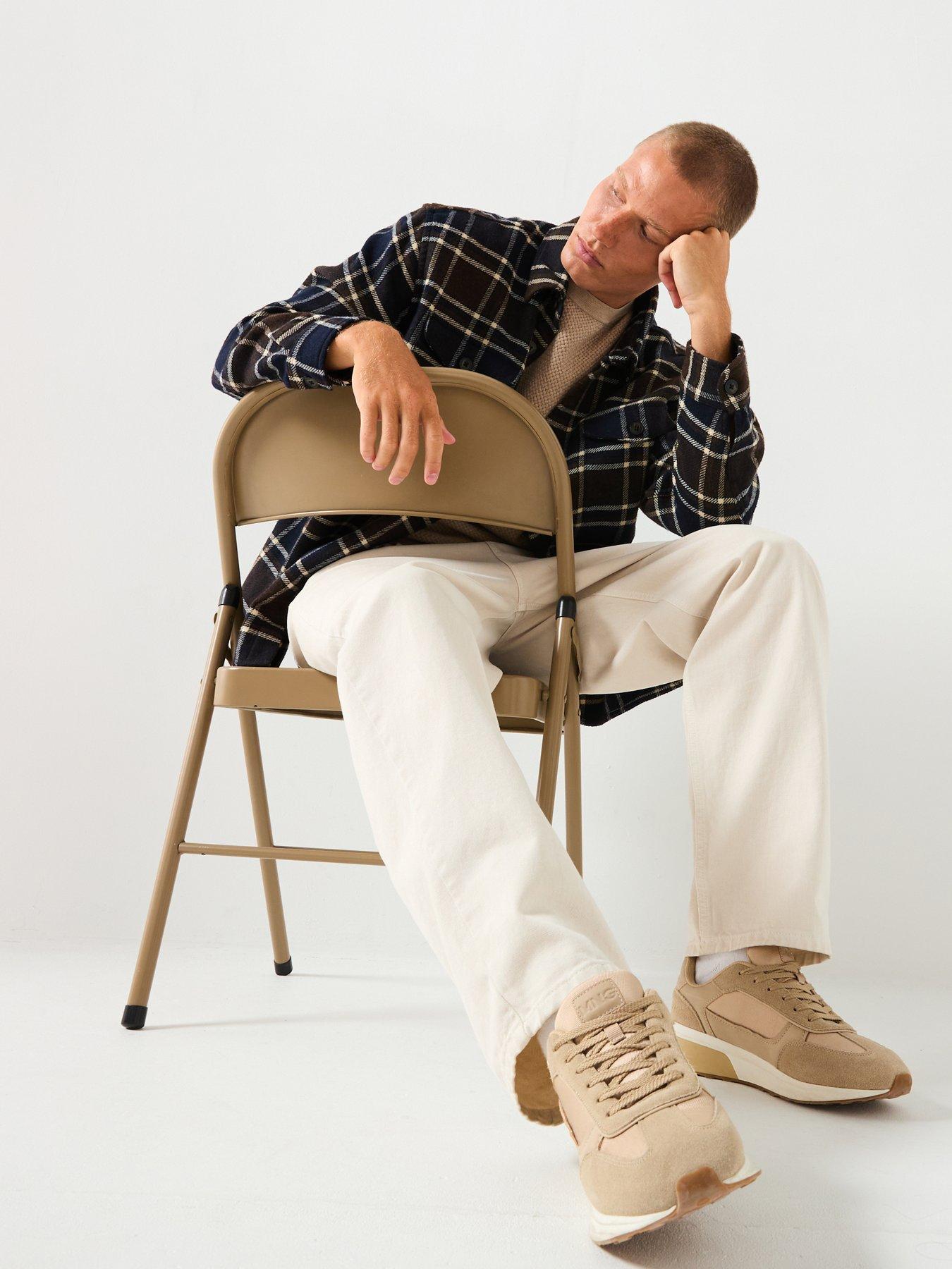 selected-homme-pablo-wool-checked-casual-shirt-brown