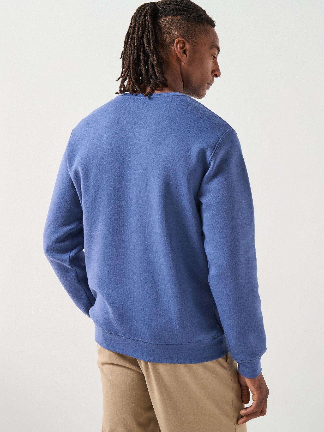 selected-homme-hankie-logo-crew-neck-sweat-top-bluestillFront