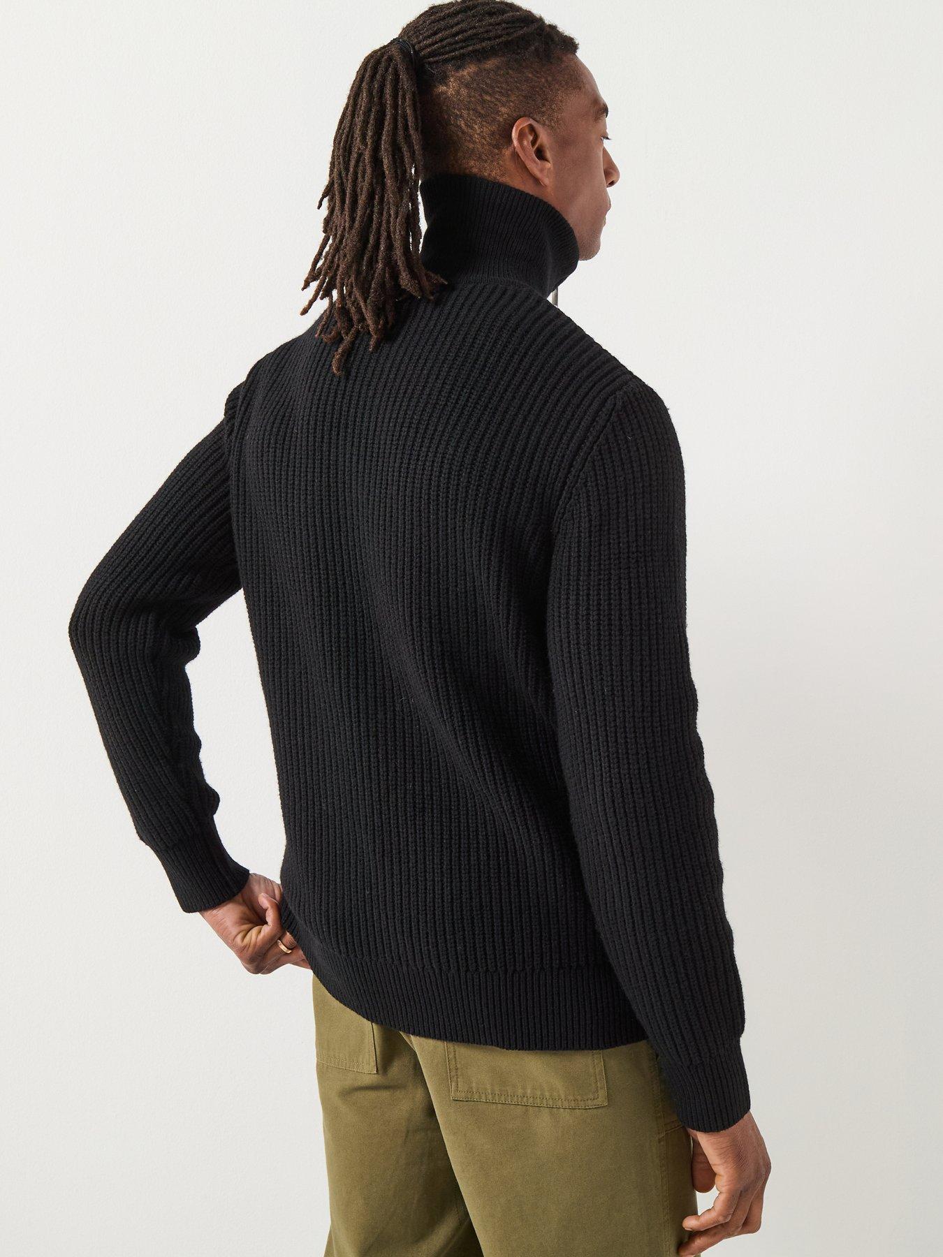 Image 2 of 6 of Selected Selected Land Half Zip Knitted Jumper