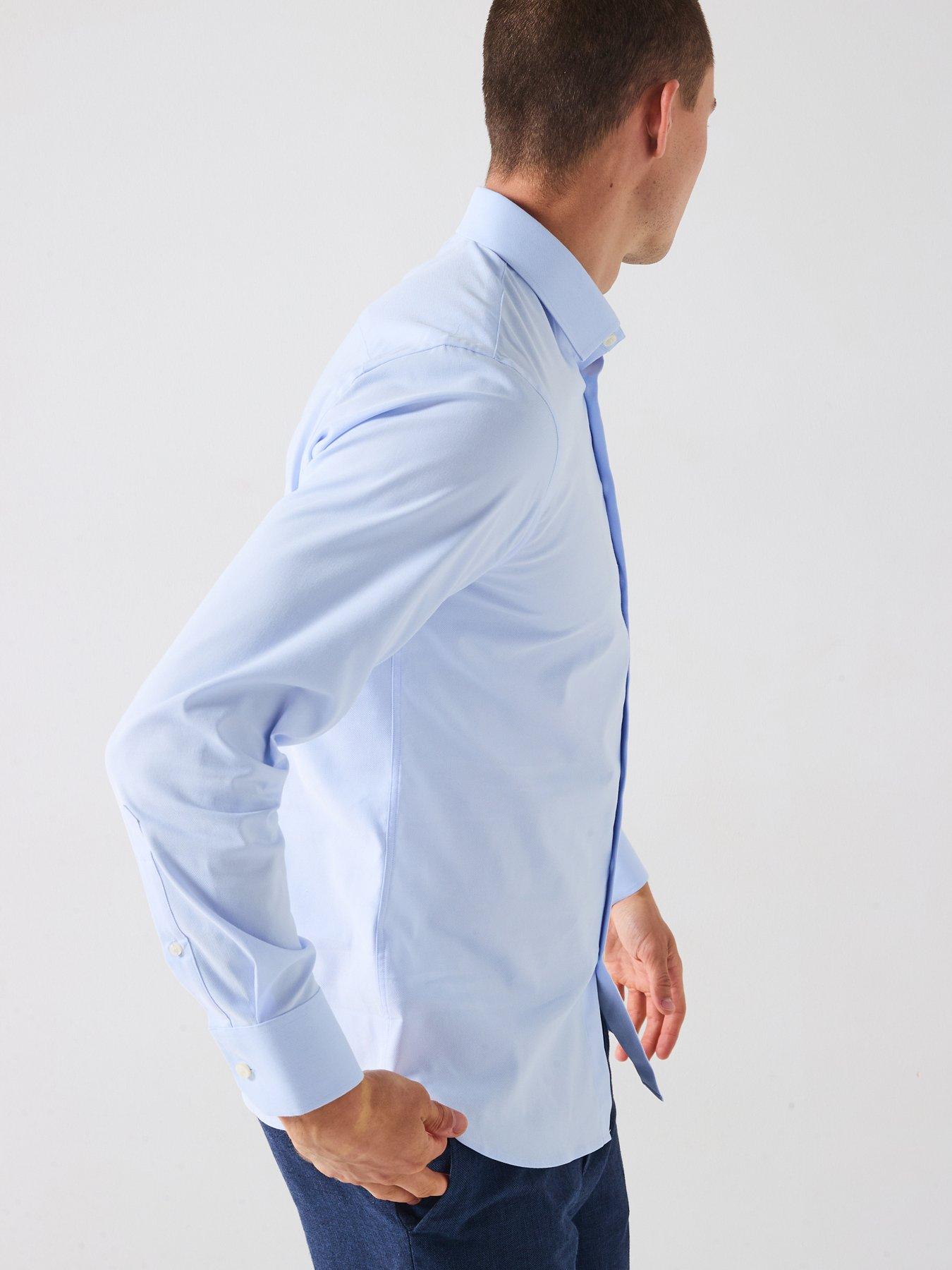 Image 6 of 6 of Selected Selected Slim Performance Long Sleeve Formal Shirt