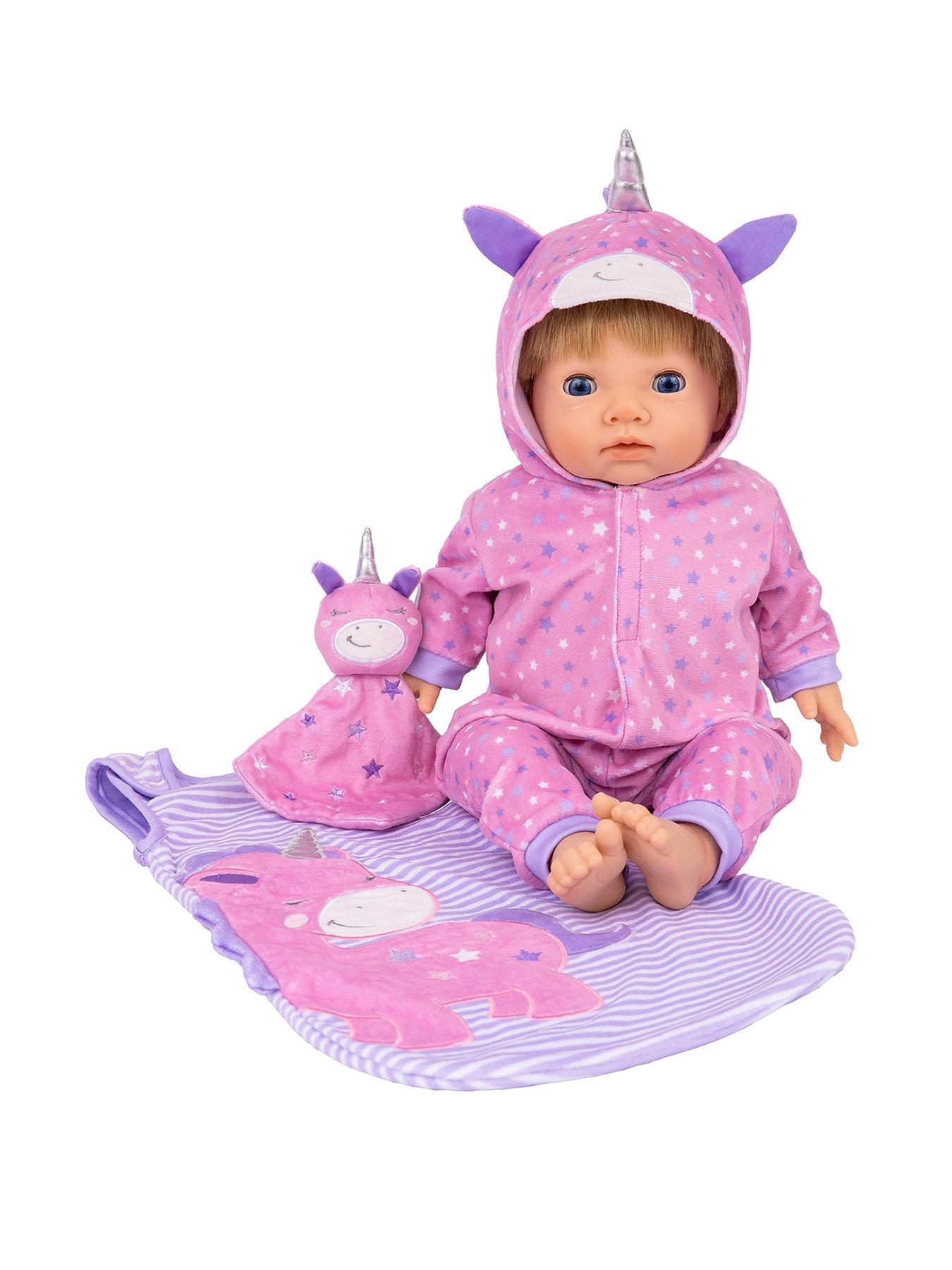 Tiny Treasures Tiny Treasures Sleepy Unicorn Doll Set