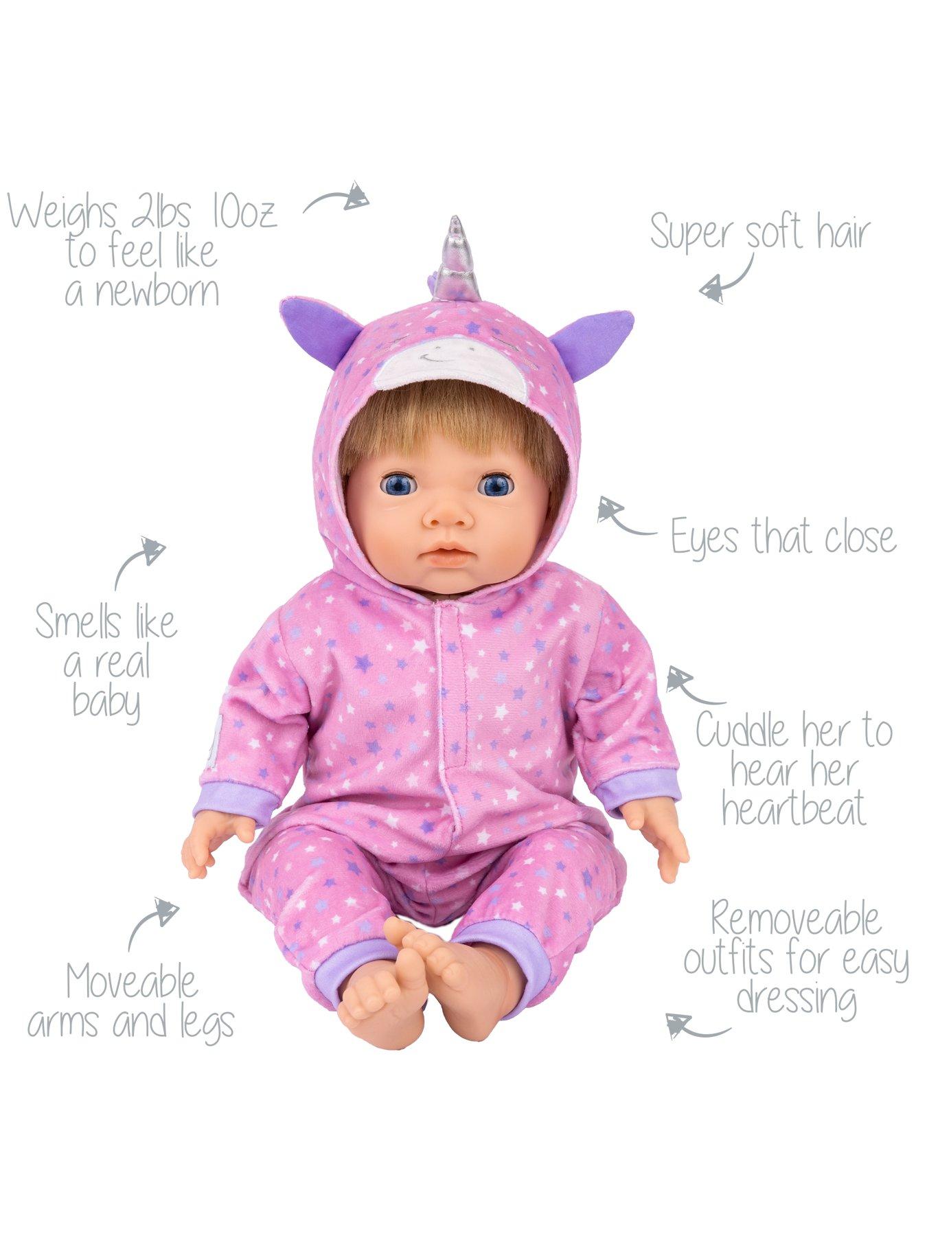tiny-treasures-tiny-treasures-sleepy-unicorn-doll-setback
