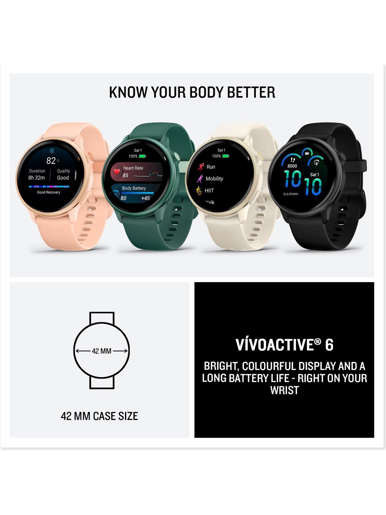 Image 7 of 8 of Garmin Vivoactive 6 Watch -&nbsp;New White