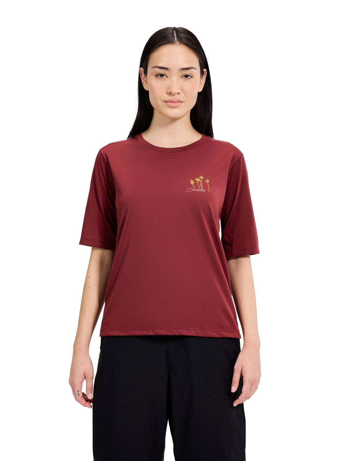 berghaus-womens-coneflower-tee-red