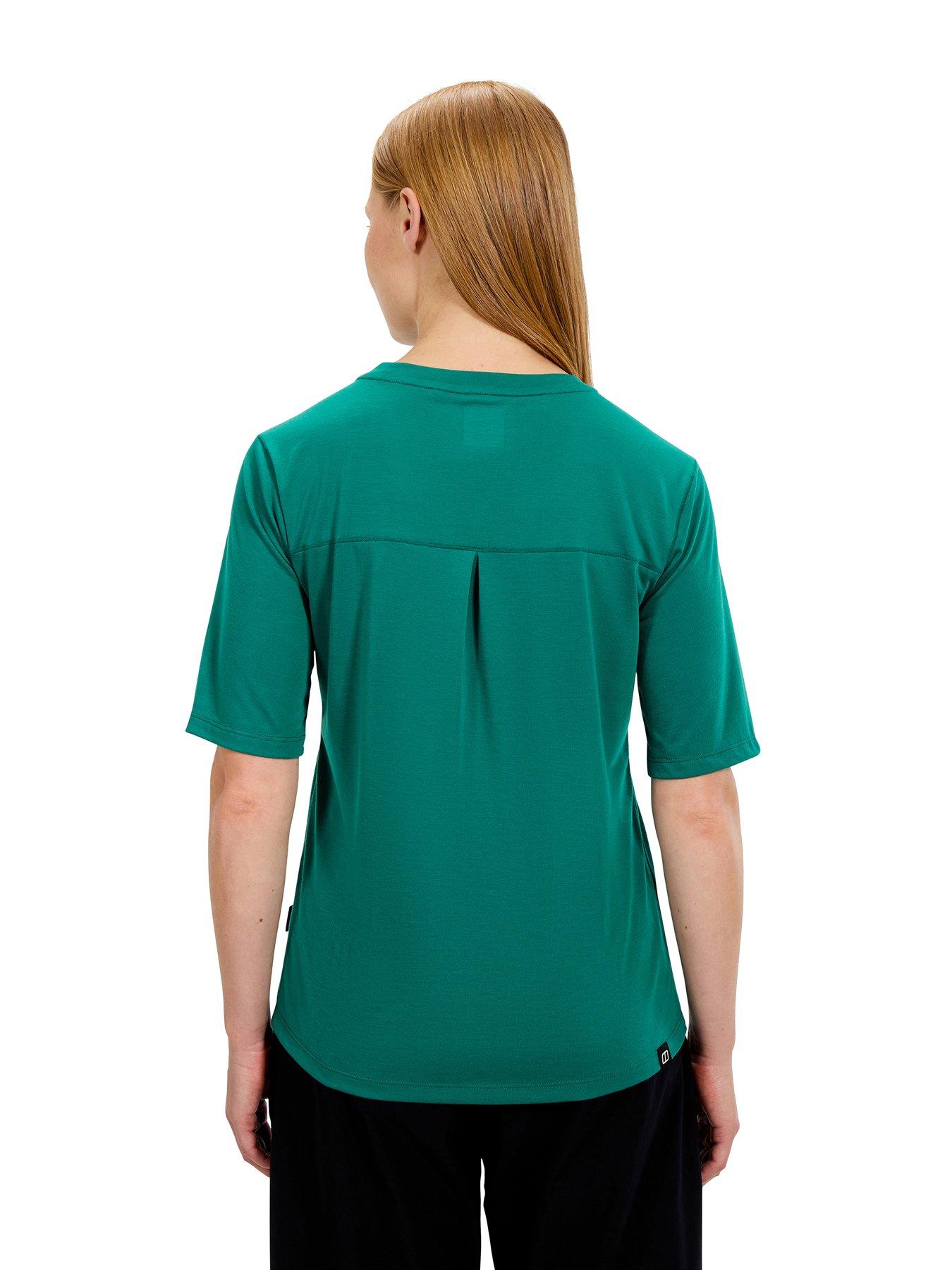berghaus-womens-coneflower-tee-greenstillFront