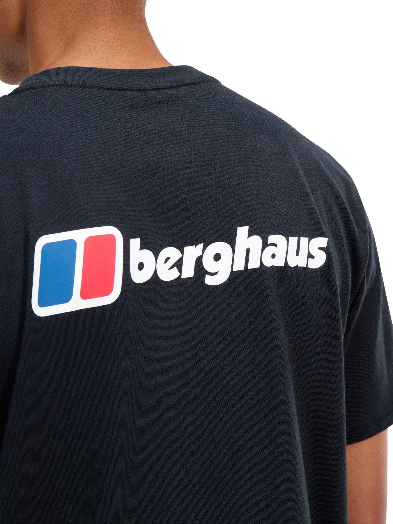 Image 4 of 6 of Berghaus Mens Berghaus Front &amp; Back Tee - Black