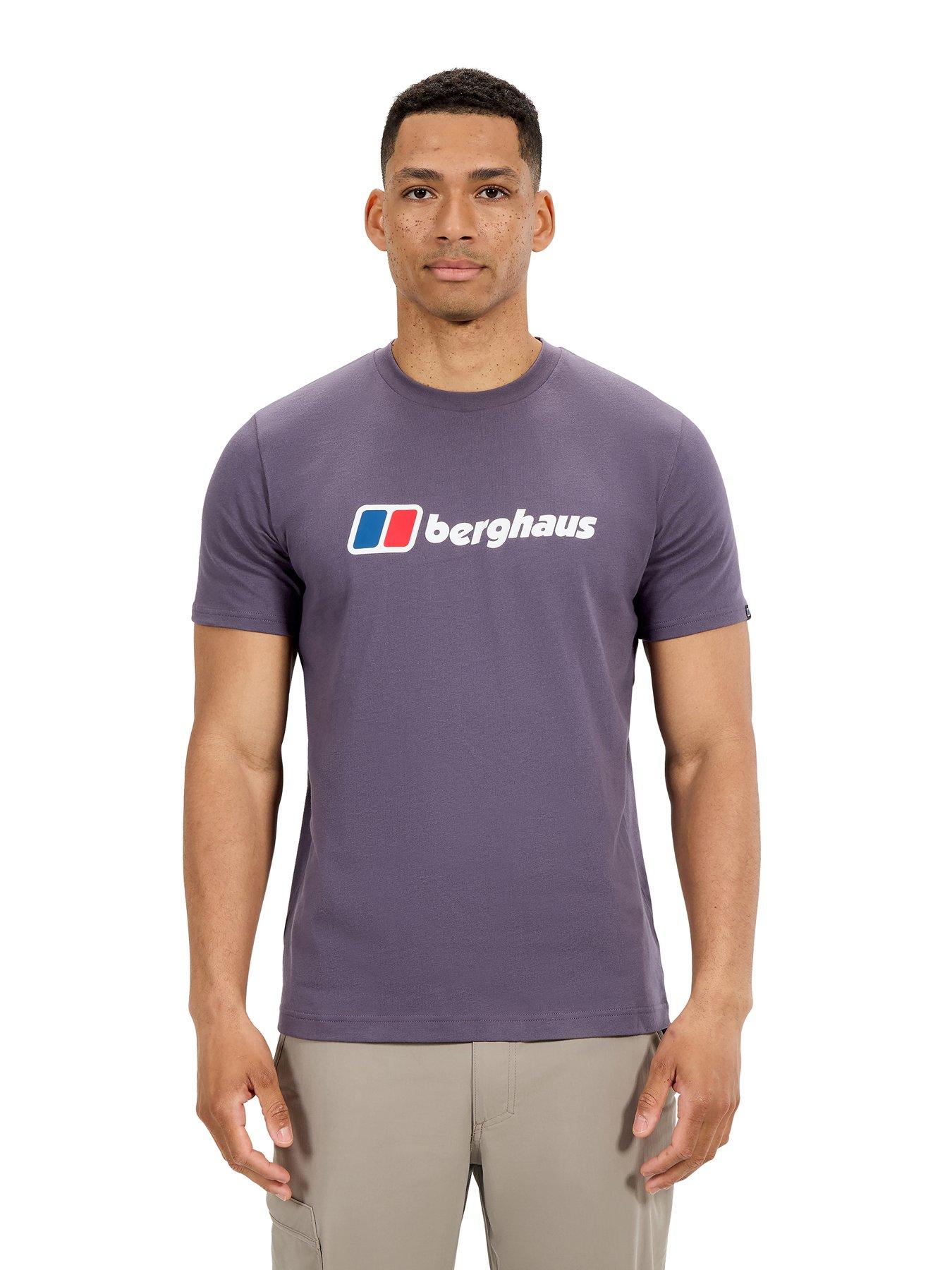 Berghaus Mens Berghaus Class XL-Logo Tee - Purple