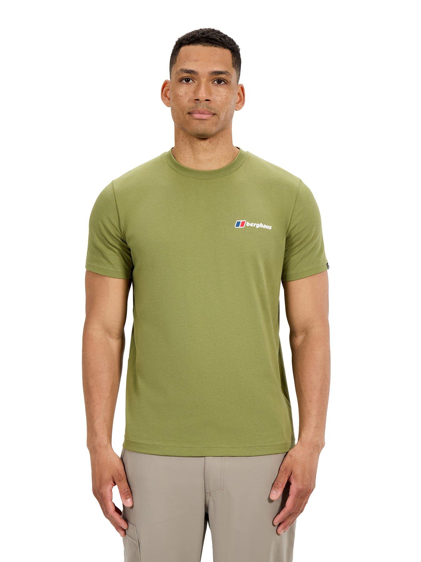 Berghaus Mens Berghaus Class Logo Tee - Green