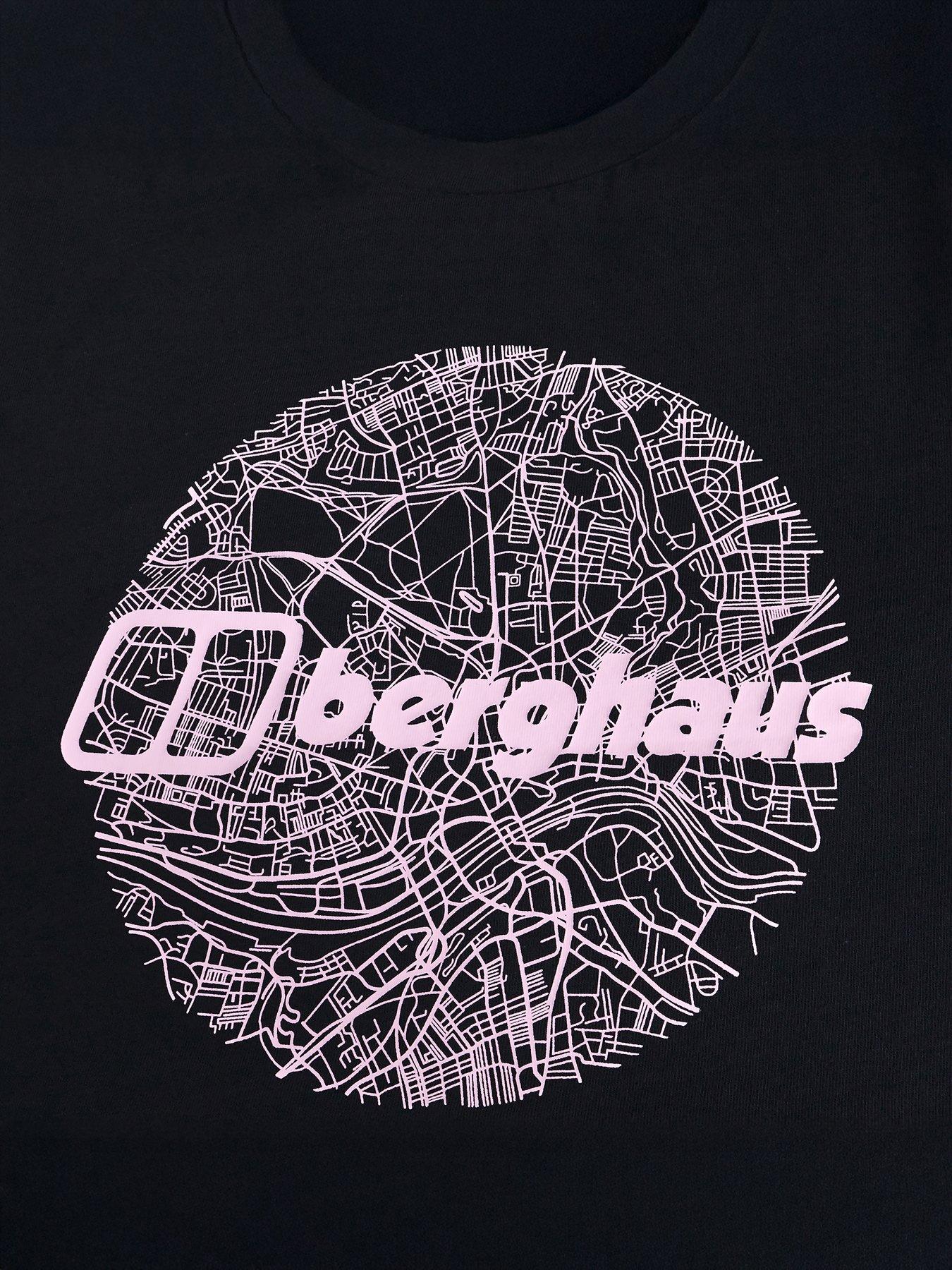 Image 6 of 6 of Berghaus Mens Map Of The Toon Tee - Black