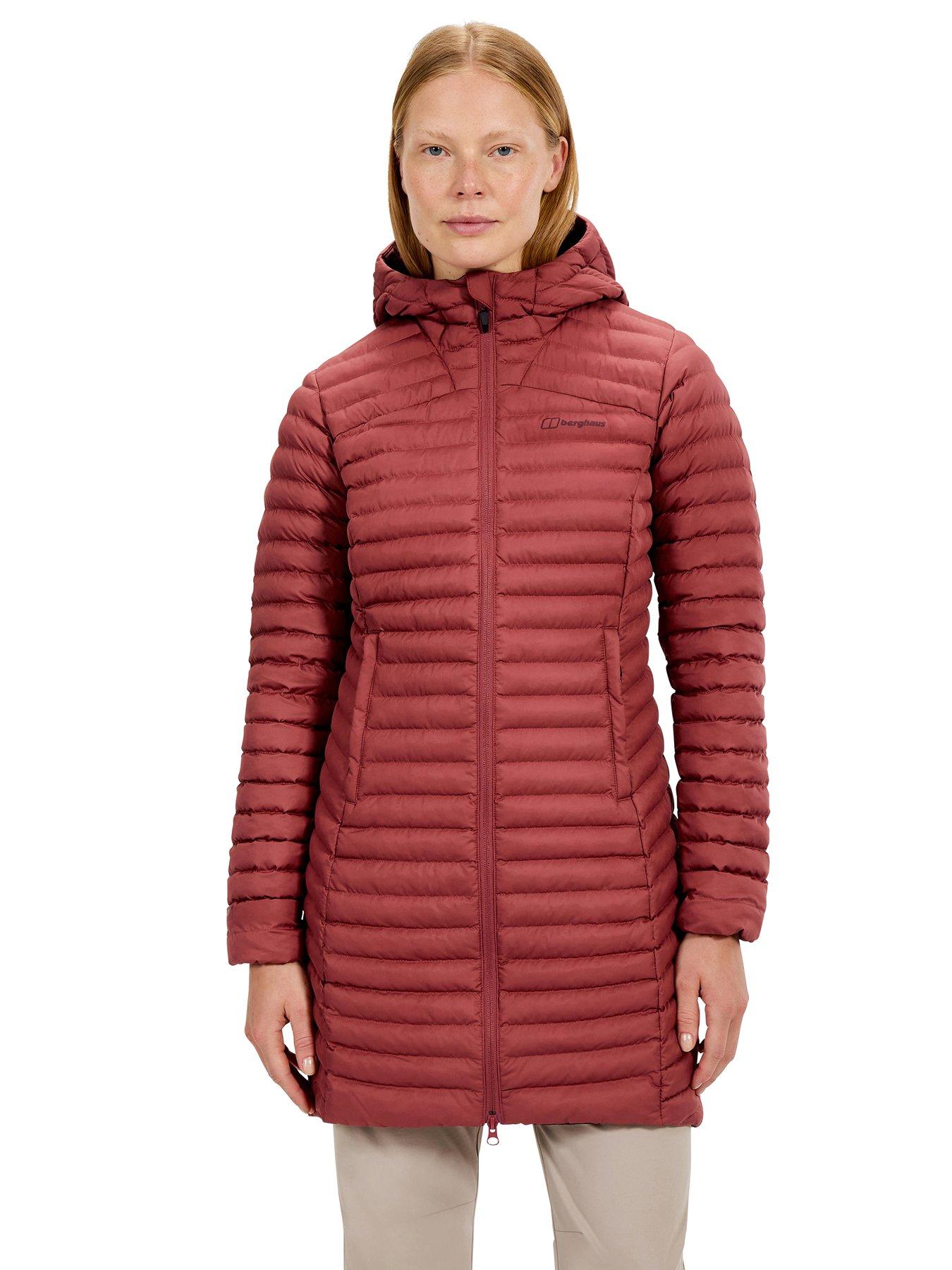 Berghaus Womens Nula Micro Jacket Long - Red
