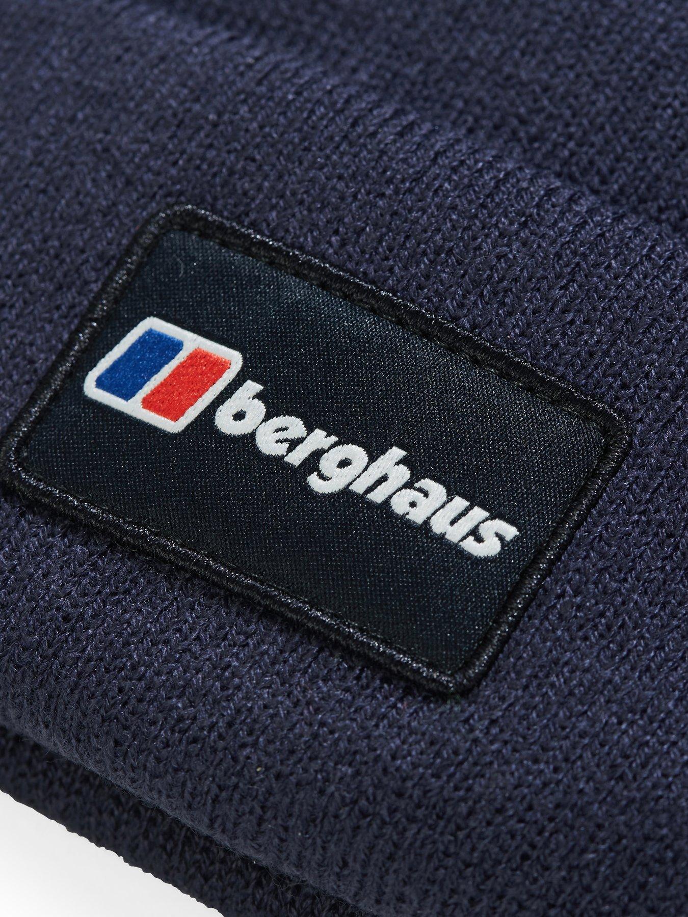 Image 2 of 2 of Berghaus Mens Logo Recognition Beanie - Blue