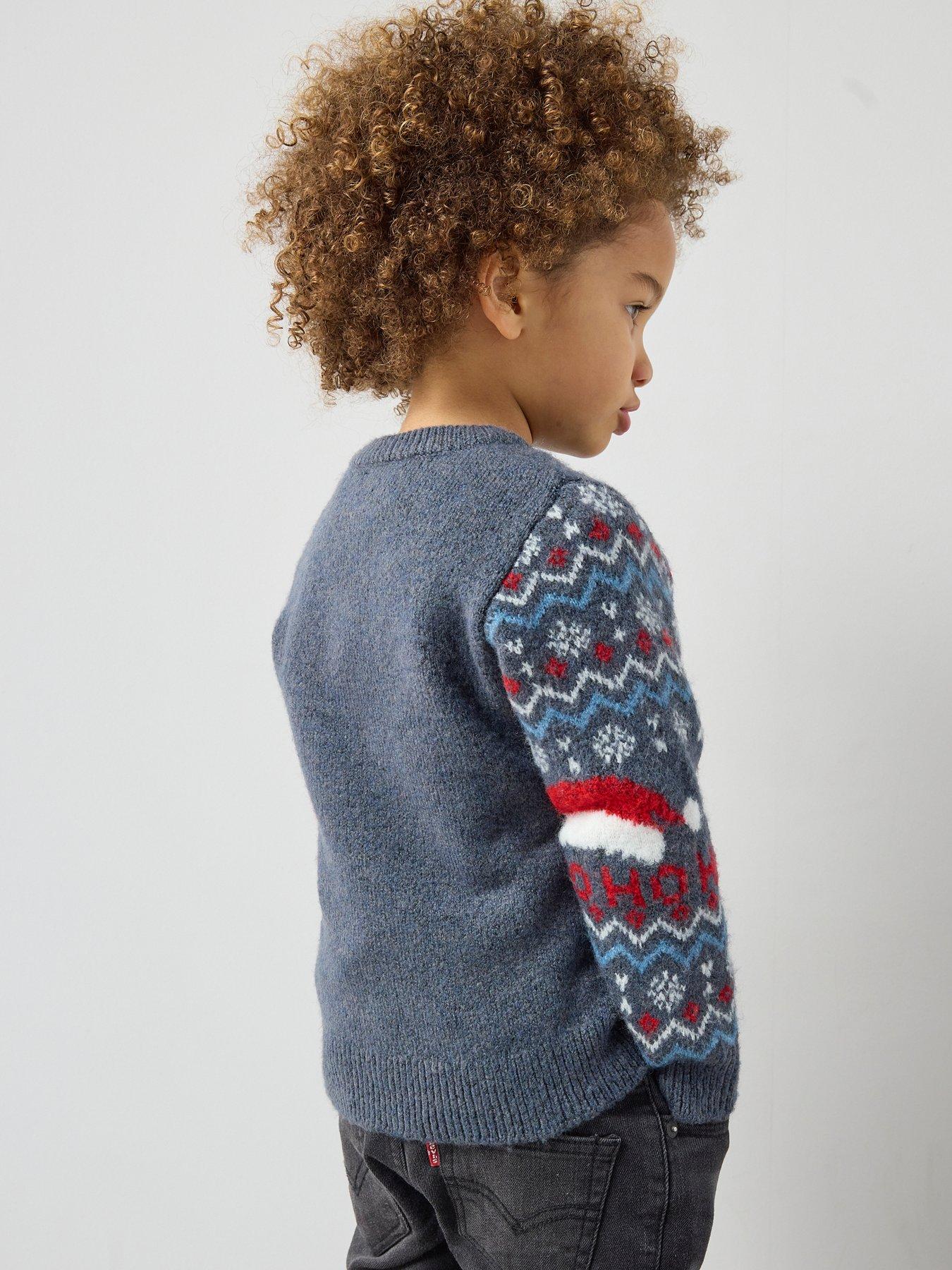 the-very-collection-boys-christmas-fairisle-santa-knitted-jumper-multistillFront