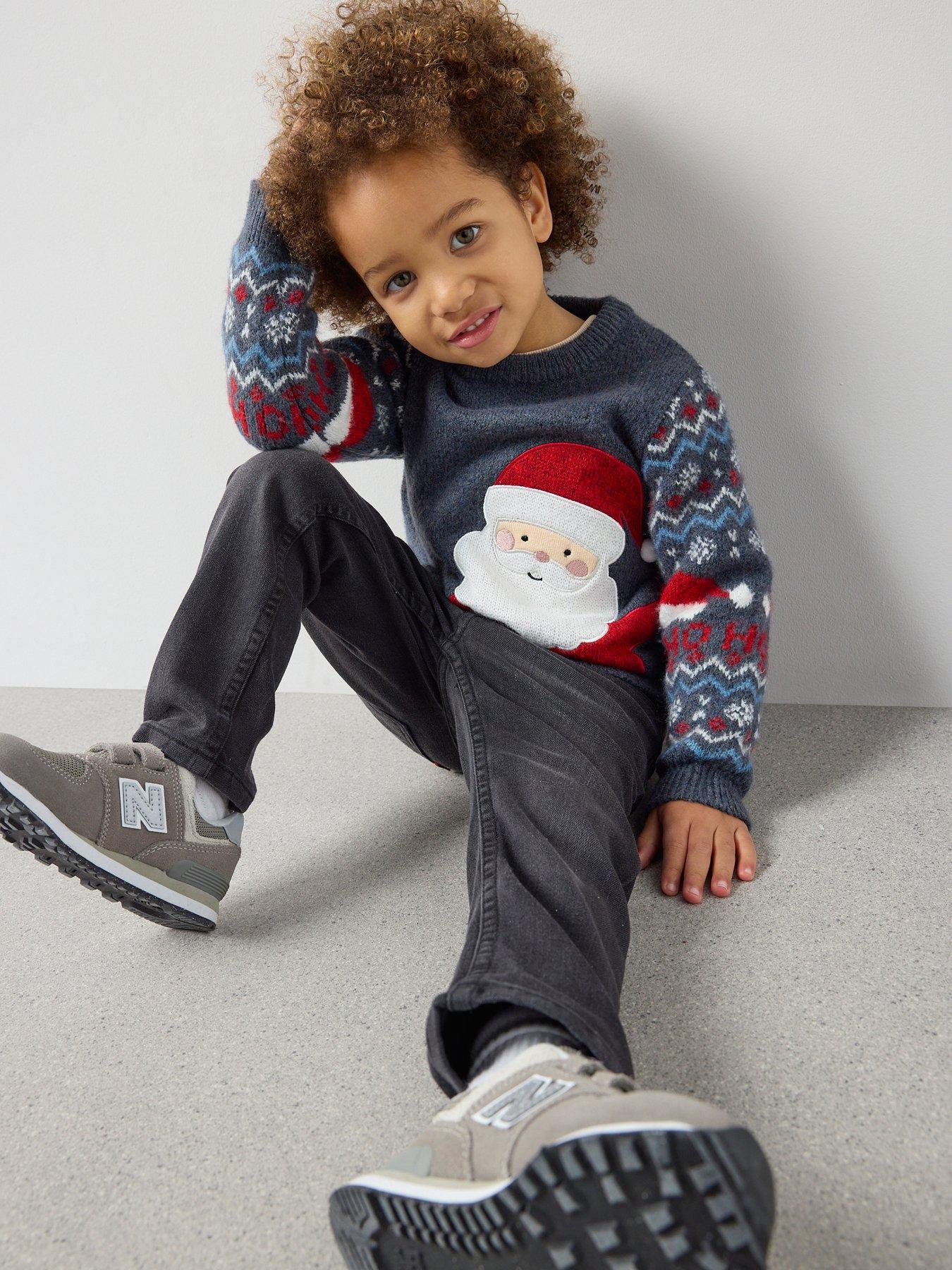 the-very-collection-boys-christmas-fairisle-santa-knitted-jumper-multidetail