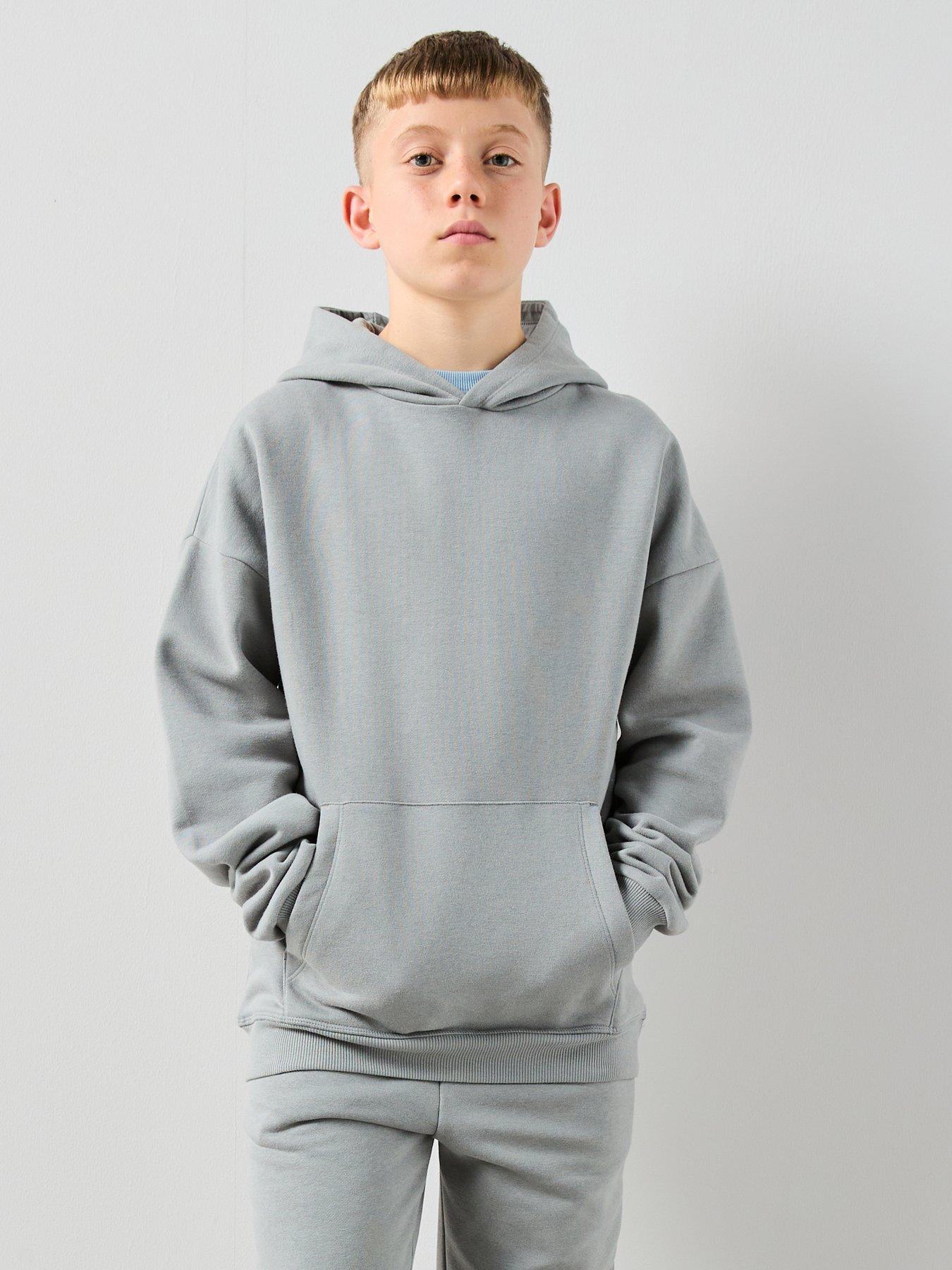the-very-collection-boys-drop-shoulder-hoodie-and-jogger-set-grey