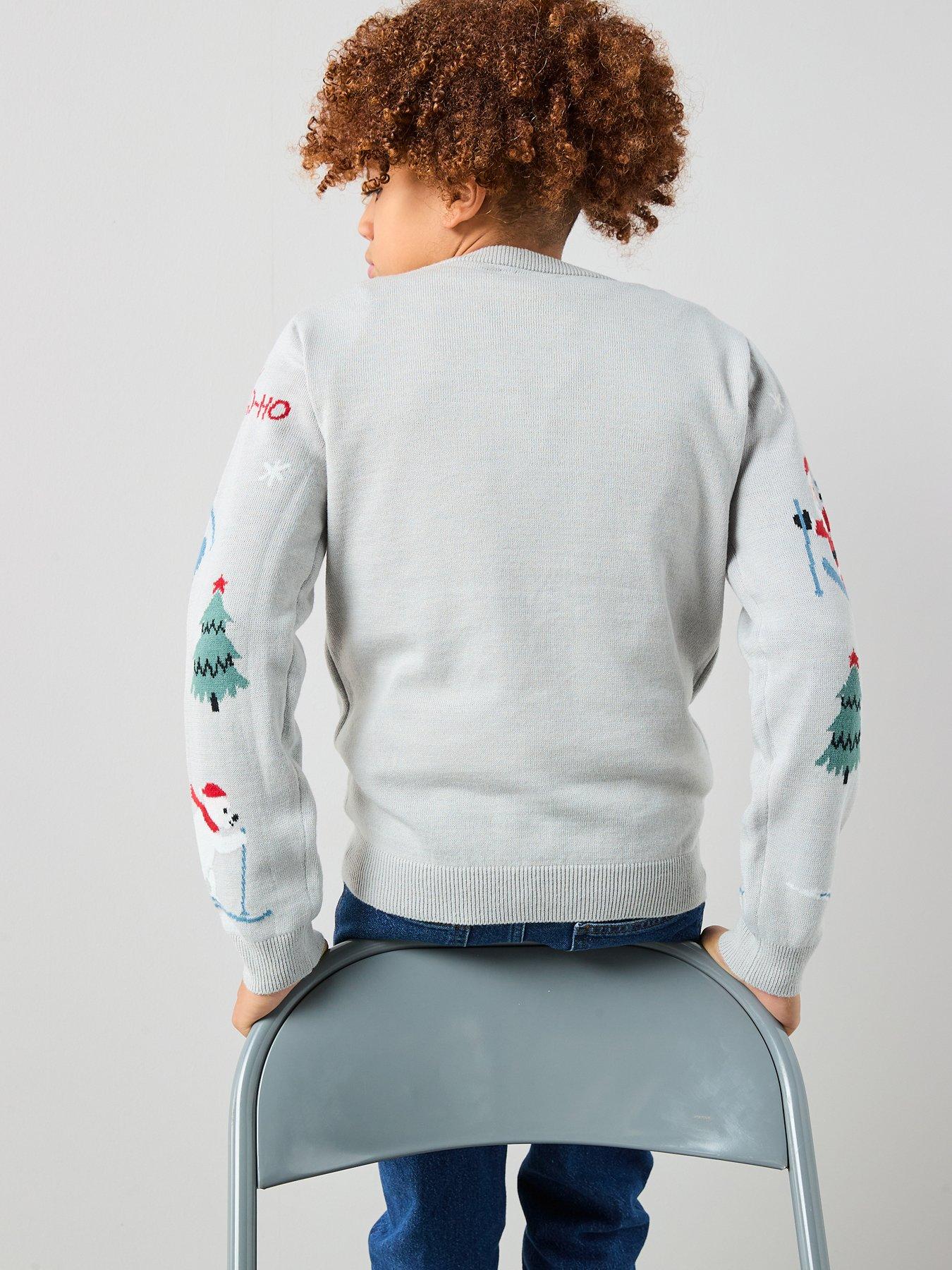 the-very-collection-boys-christmas-character-ski-knitted-jumper-multistillFront