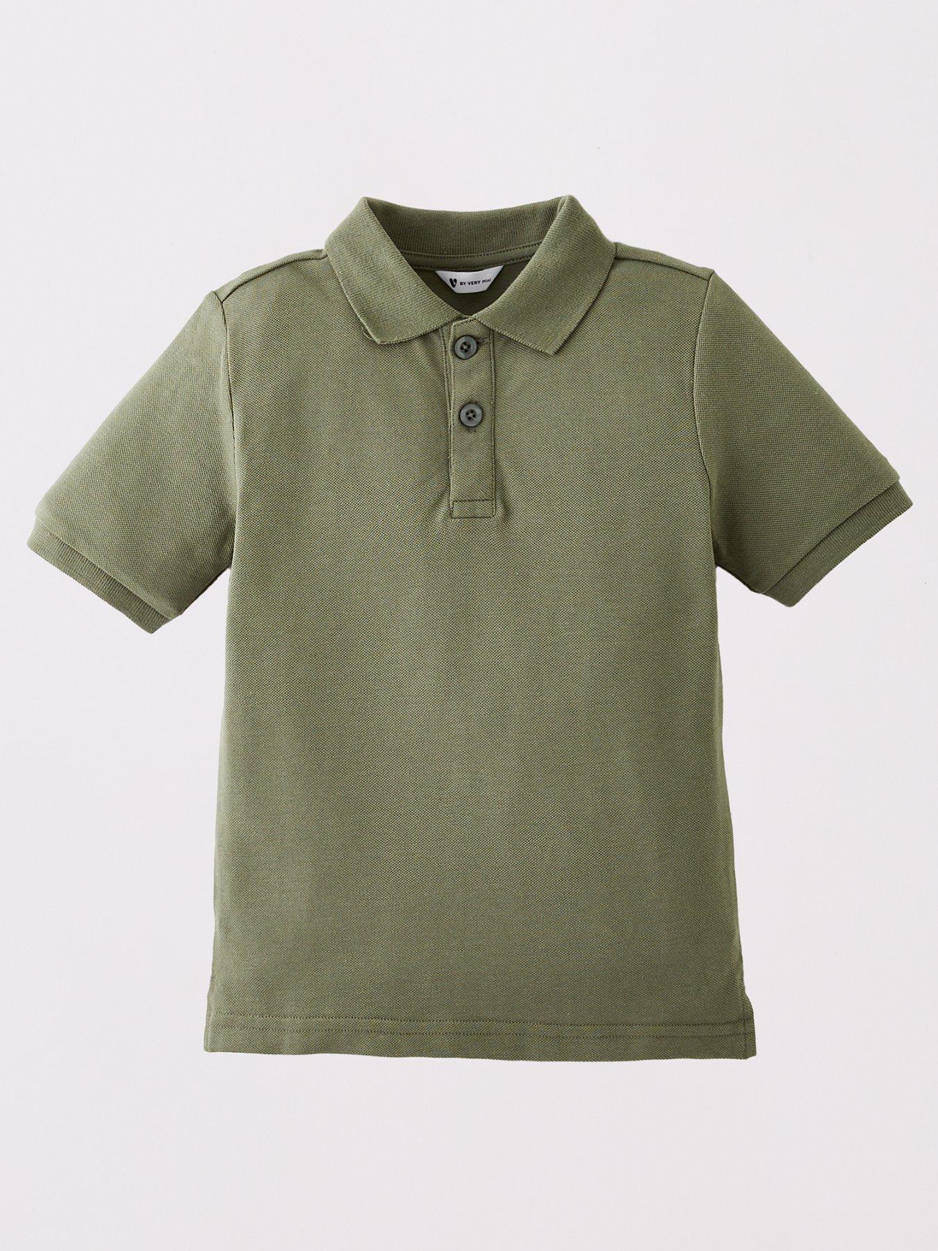 Image 3 of 5 of The Very Collection Boys 2 Pack Short Sleeve Polo T-Shirts - Multi