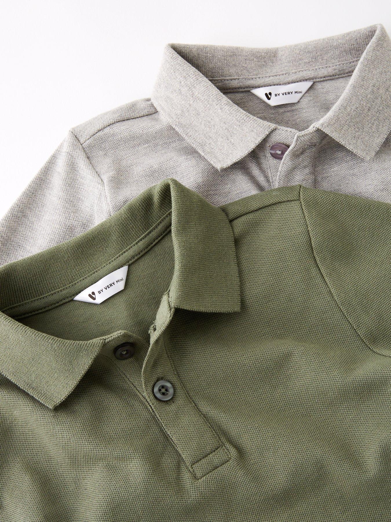Image 4 of 5 of The Very Collection Boys 2 Pack Short Sleeve Polo T-Shirts - Multi