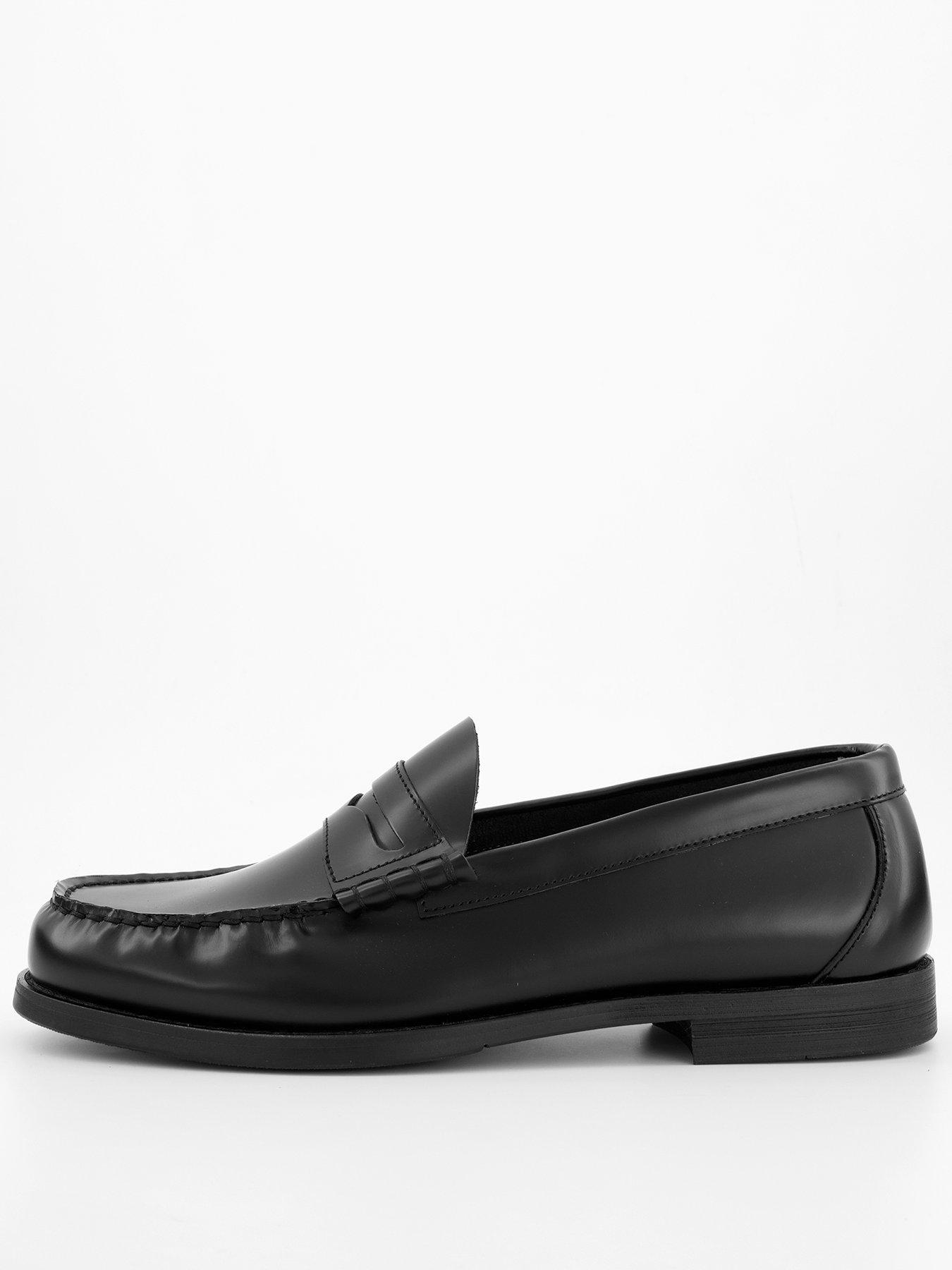 Image 1 of 7 of Selected Selected Billy Leather Penny Loafer Formal Shoes