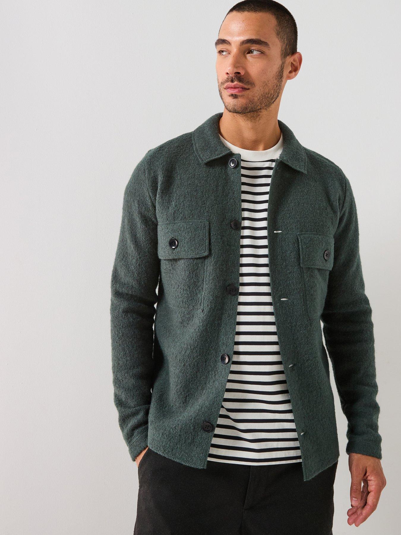 Selected Homme Nealy Long Sleeve Knitted Cardigan - Dark Green