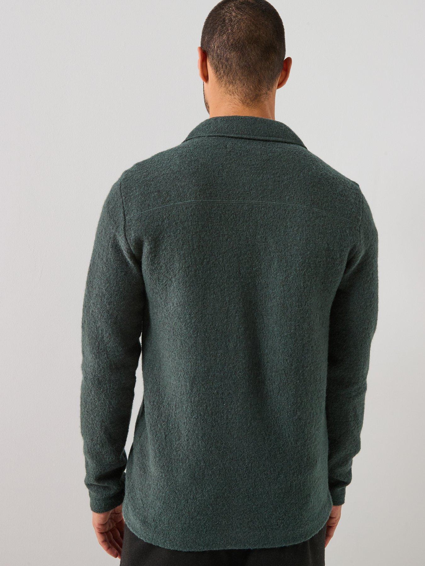 selected-homme-nealy-long-sleeve-knitted-cardigan-dark-greenstillFront