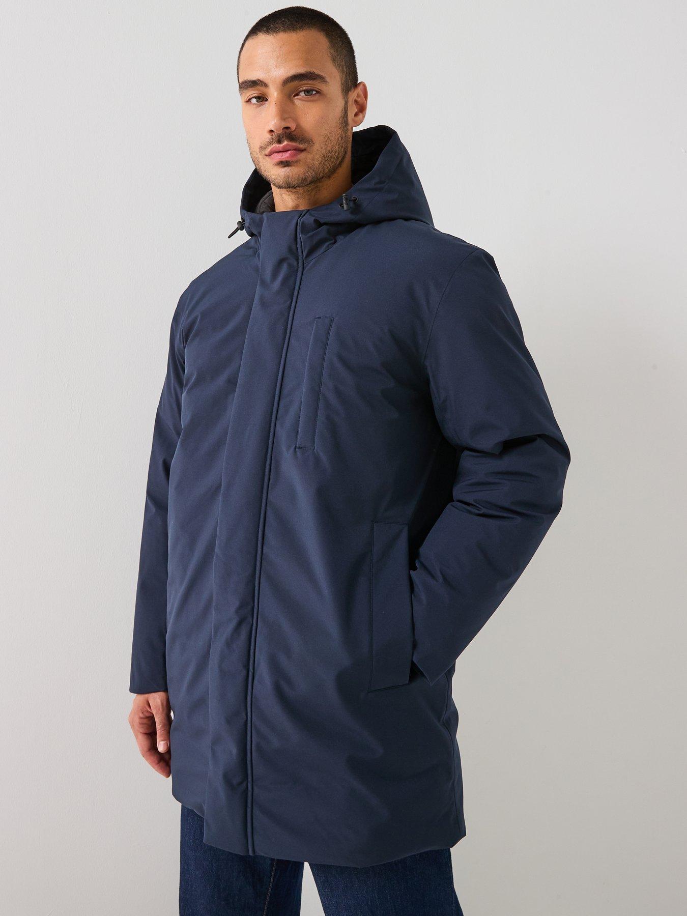 Image 5 of 6 of Selected Franklin Urban Technical Parka Coat - Navy
