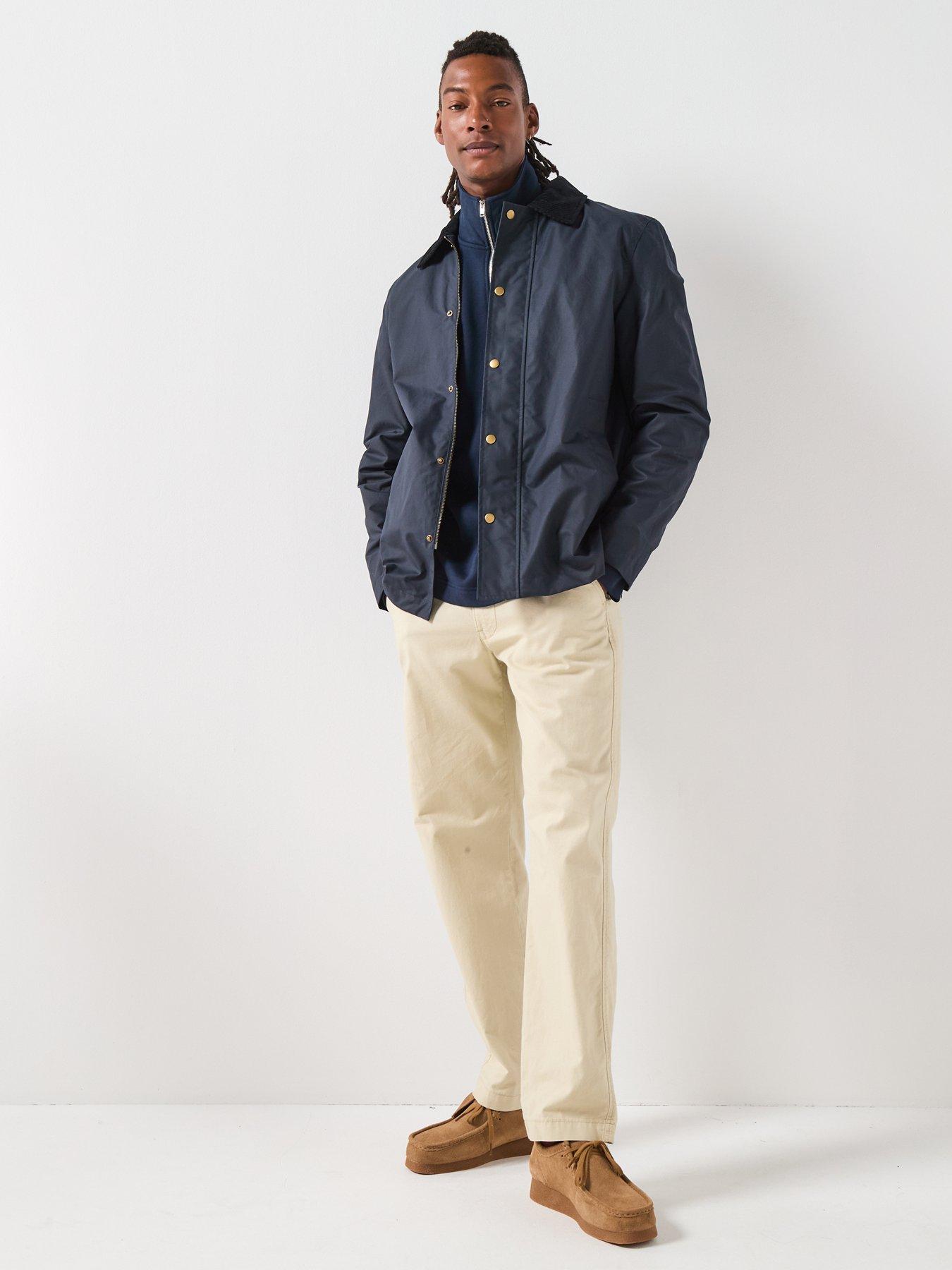 Image 3 of 6 of Selected Selected Walter Waxed Cotton Jacket