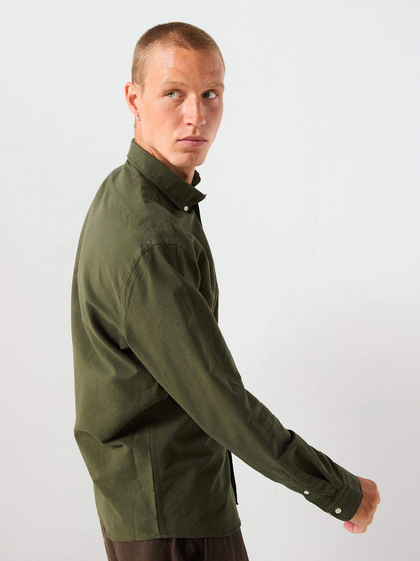 Image 2 of 6 of Selected Selected Grick Long Sleeve Oxford Shirt