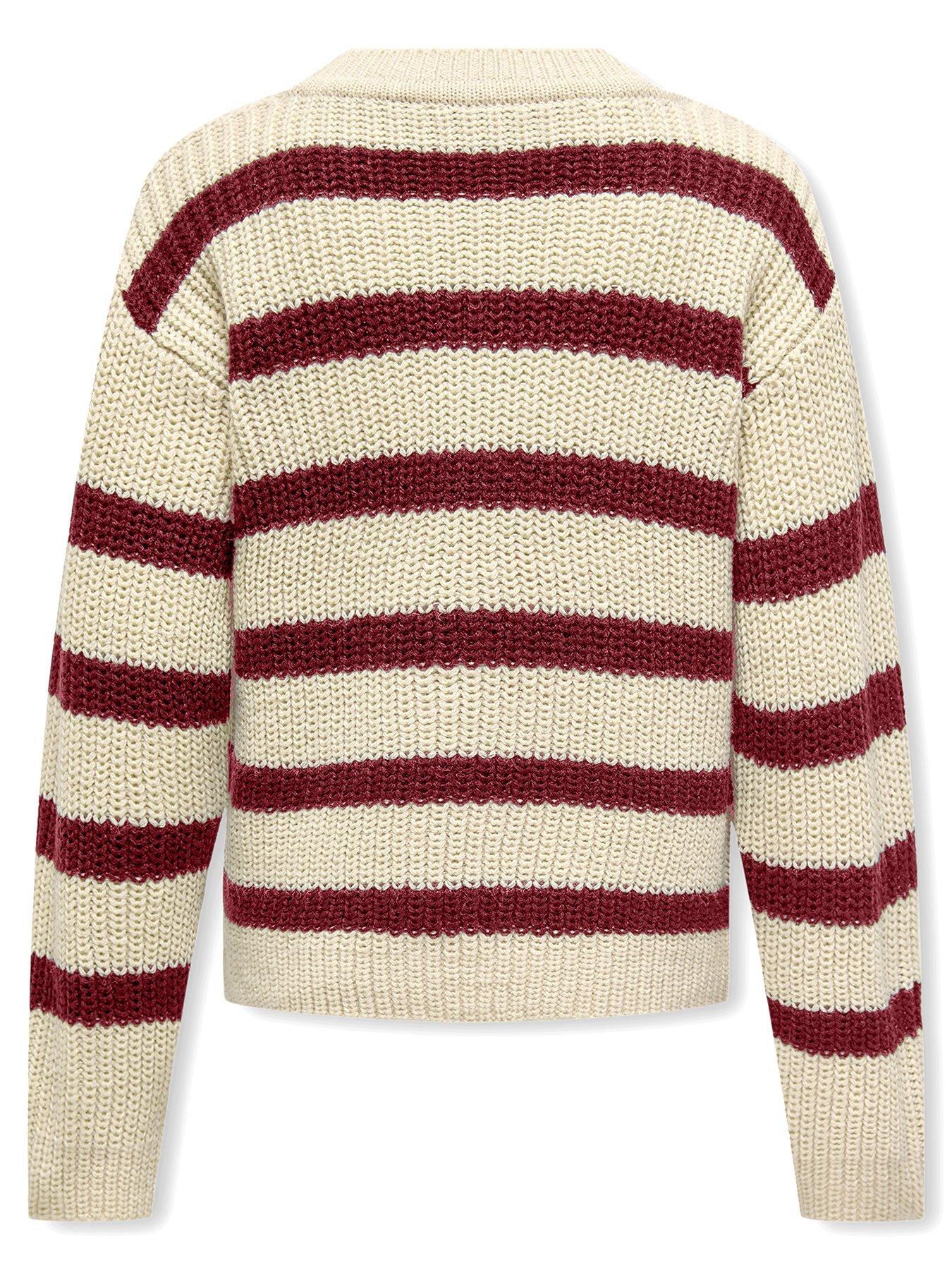 only-kids-girls-stripe-knitted-jumper-multiback
