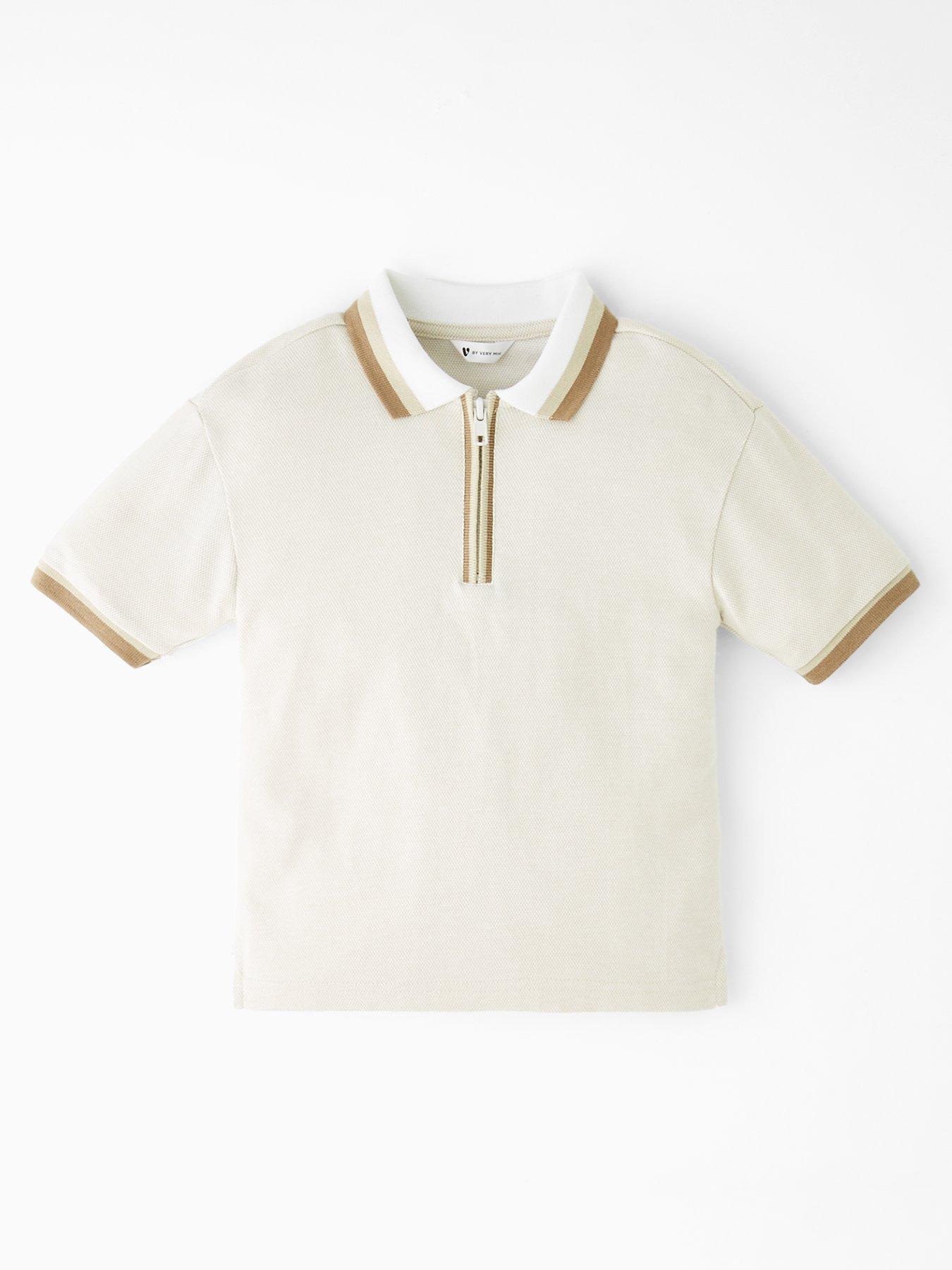 the-very-collection-boys-tonal-textured-short-sleeve-polo-stone-beige