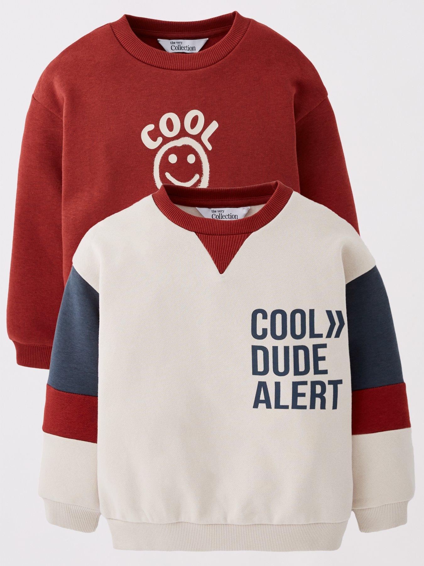 The Very Collection Boys Adventure 2 Pack Sweatshirt Set - Multi