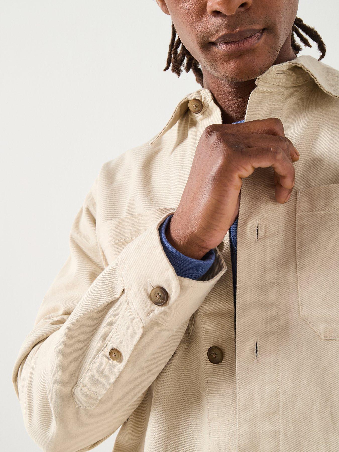 Image 4 of 6 of Selected Selected Travis Twill Over Shirt