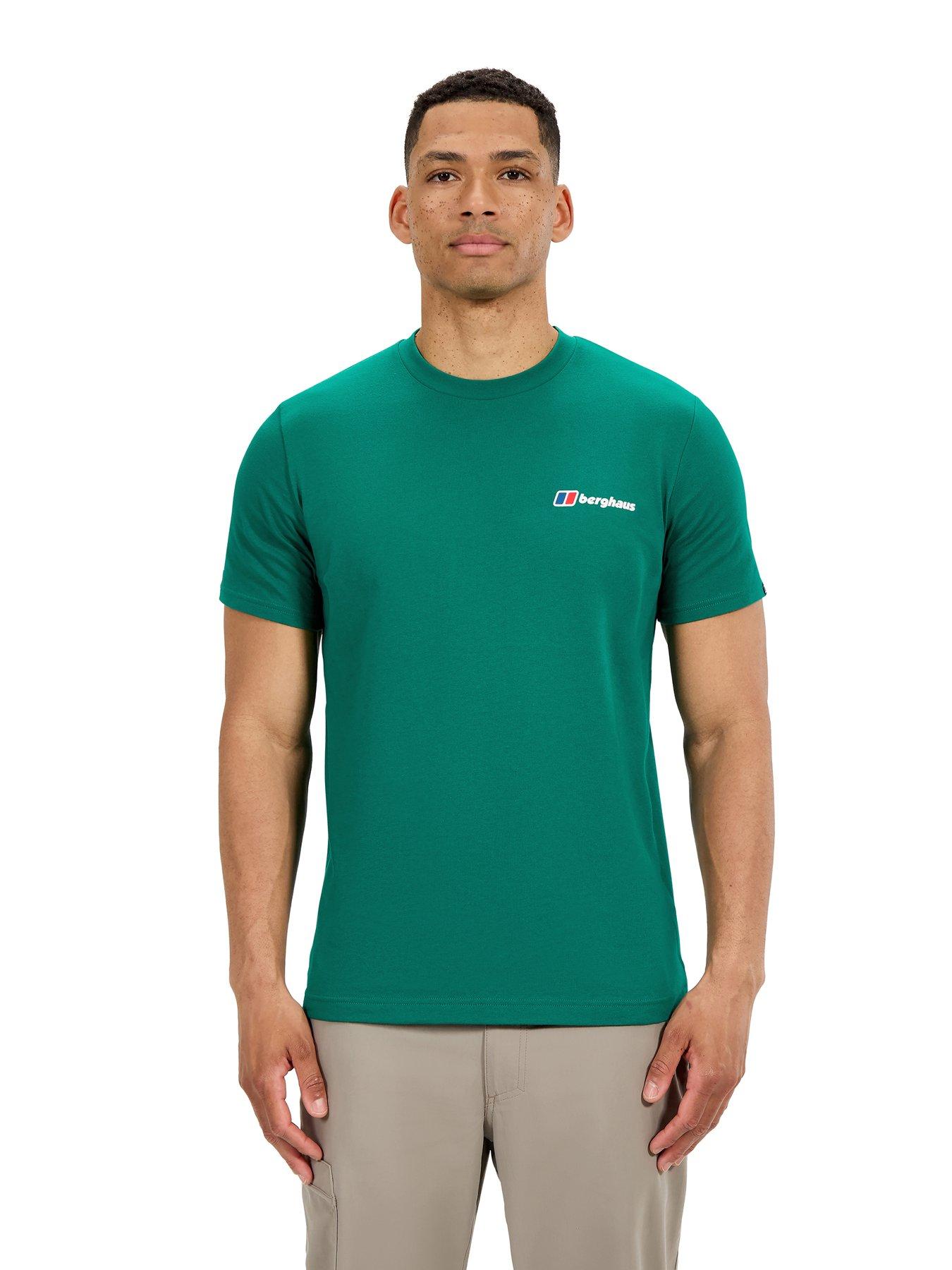 Berghaus Mens Berghaus Front  &  Back Tee - Green