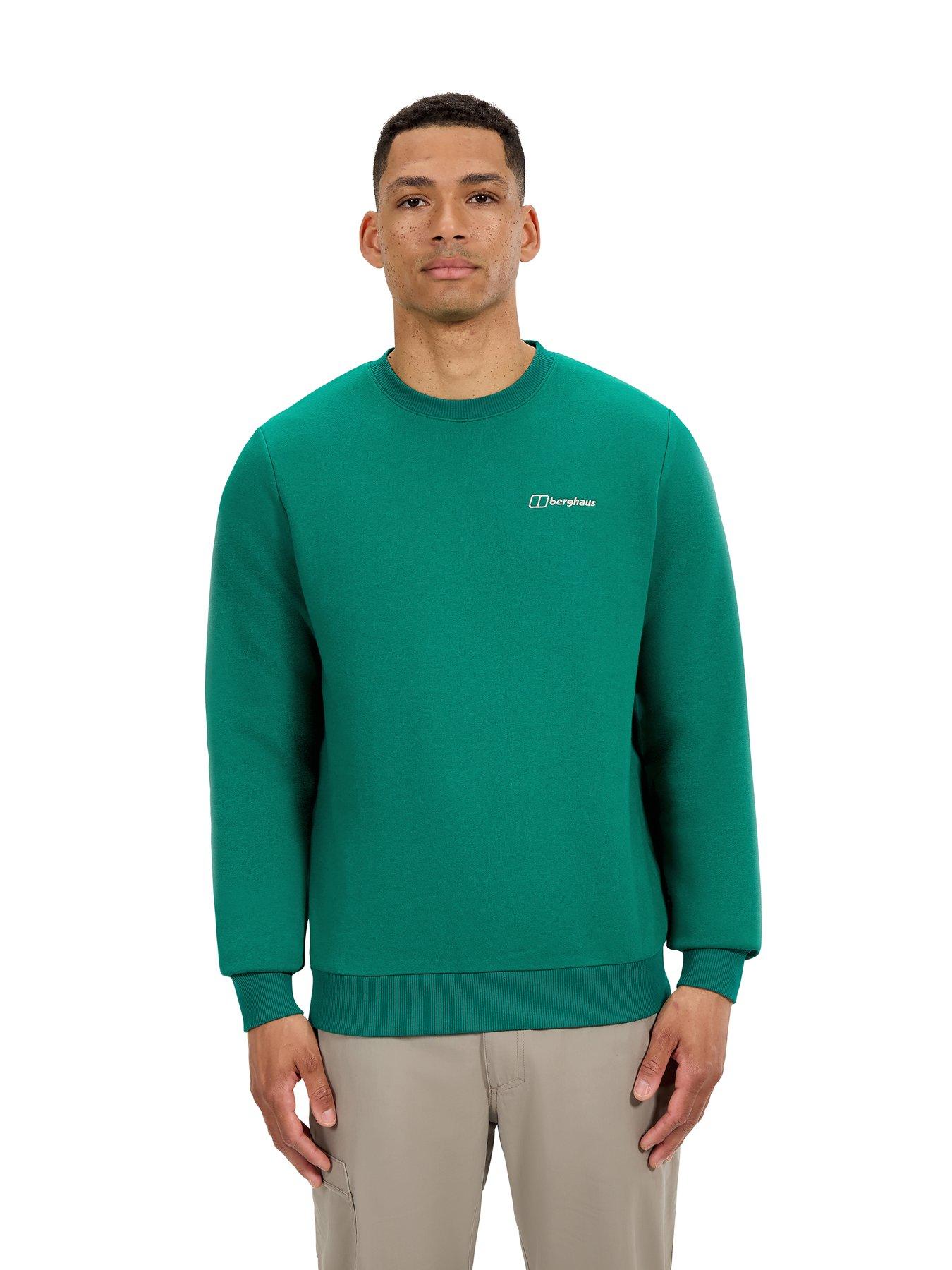 Berghaus Mens Logo Crew Sweatshirt- Green