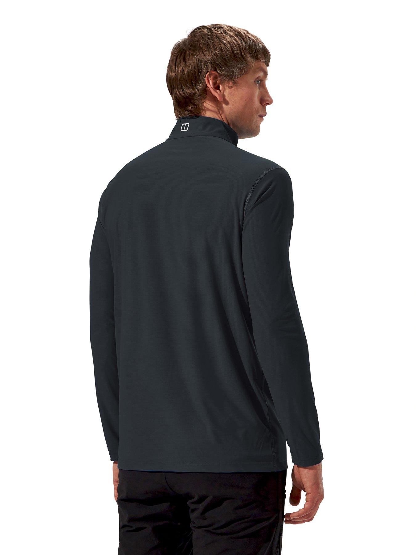 berghaus-mens-247-tech-tee-long-sleeve-half-zip-blackstillFront