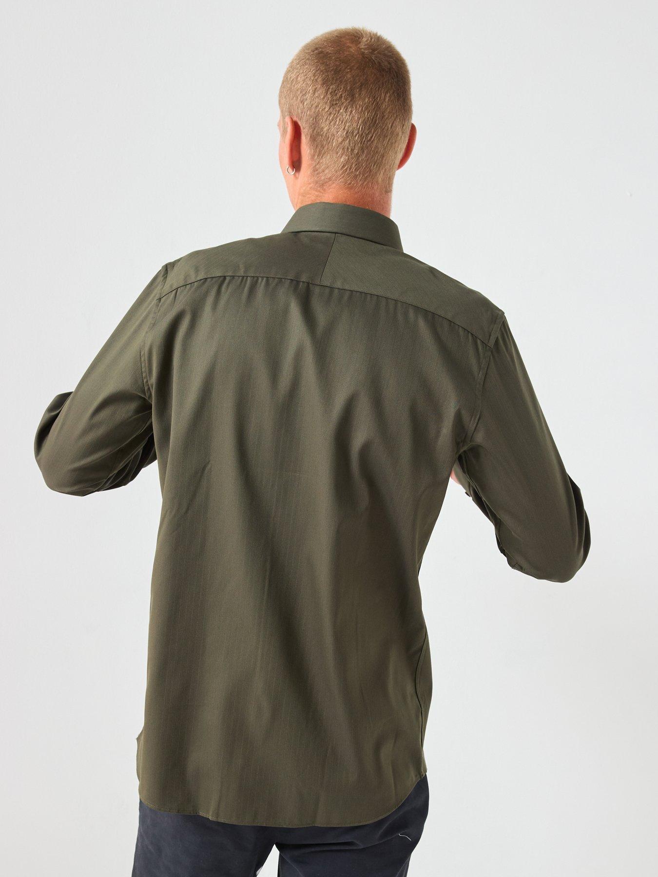 Image 2 of 4 of Selected Selected Long Sleeve Slim Performance Shirt
